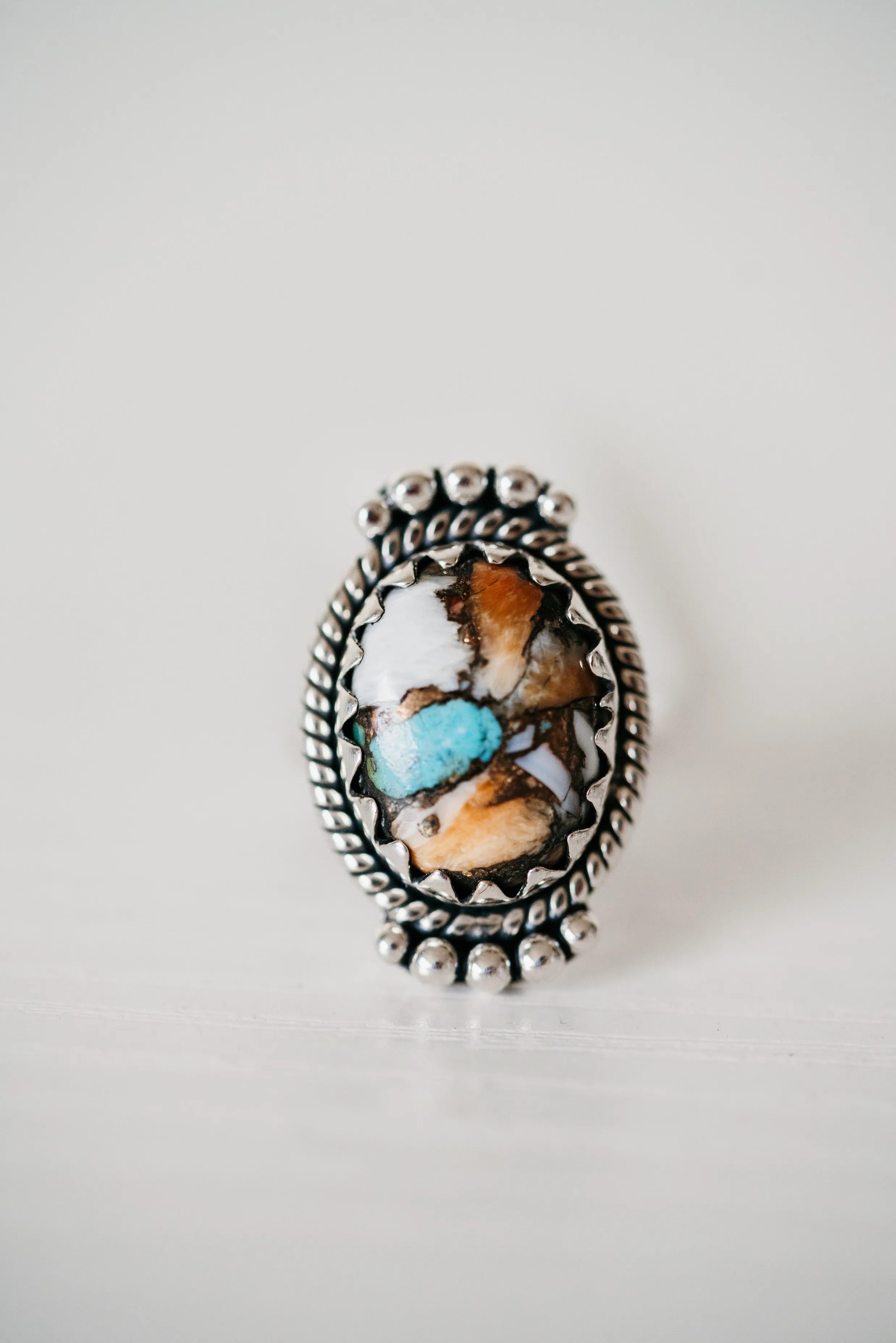 Tulsi Ring | Spiny Turquoise sold by Goldie Lew