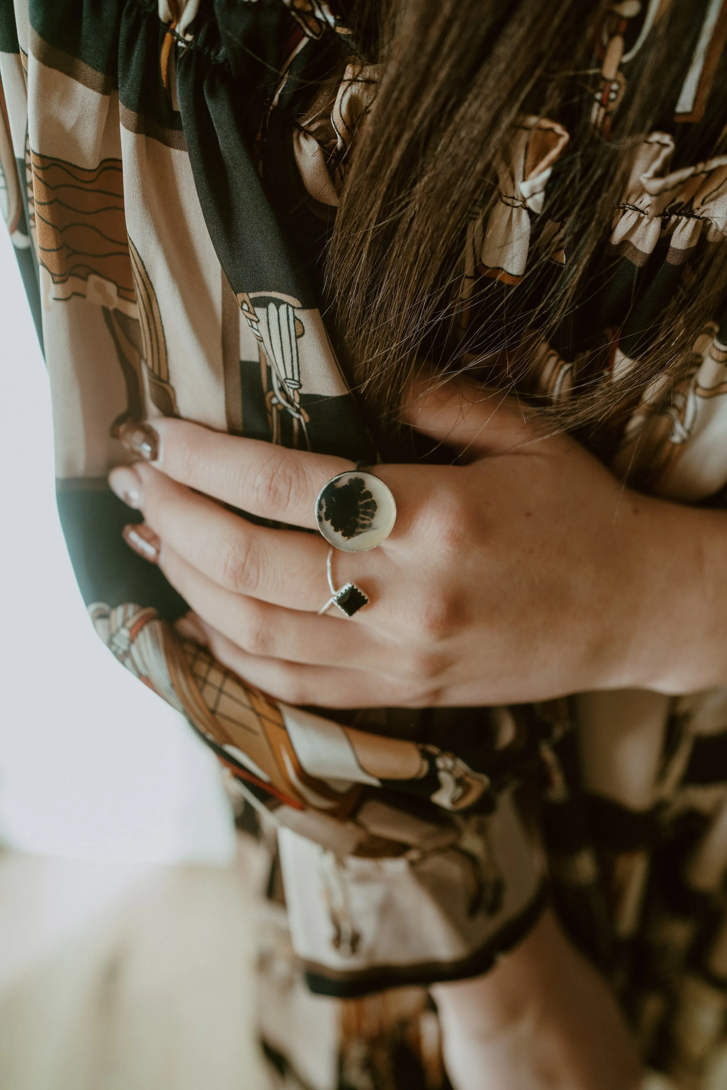 Kimber Ring | #4 | Scenic Agate sold by Goldie Lew product image thumbnail 3