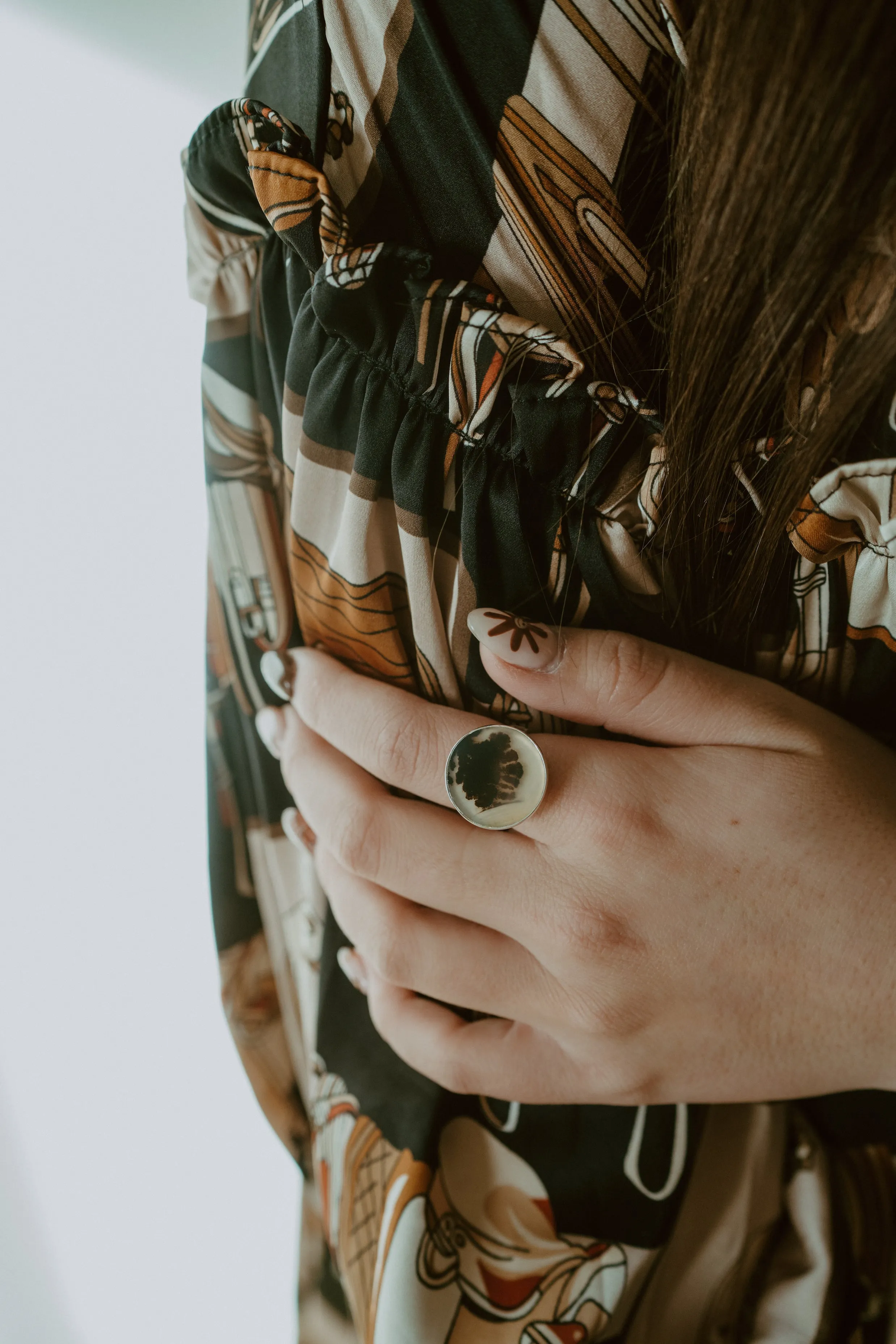 Kimber Ring | #4 | Scenic Agate sold by Goldie Lew product image thumbnail 5