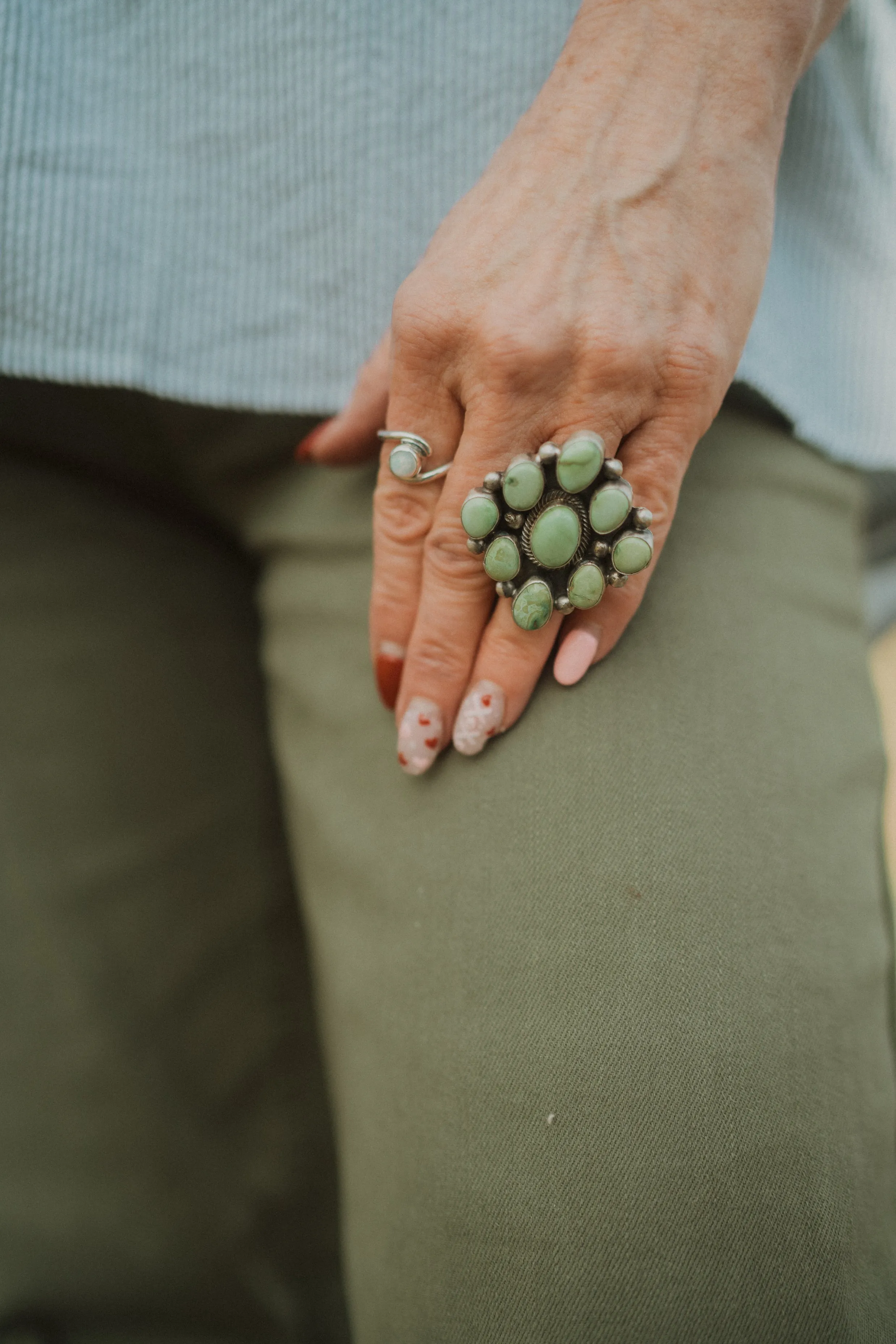 Liza Ring | Ethiopian Opal sold by Goldie Lew product image thumbnail 3