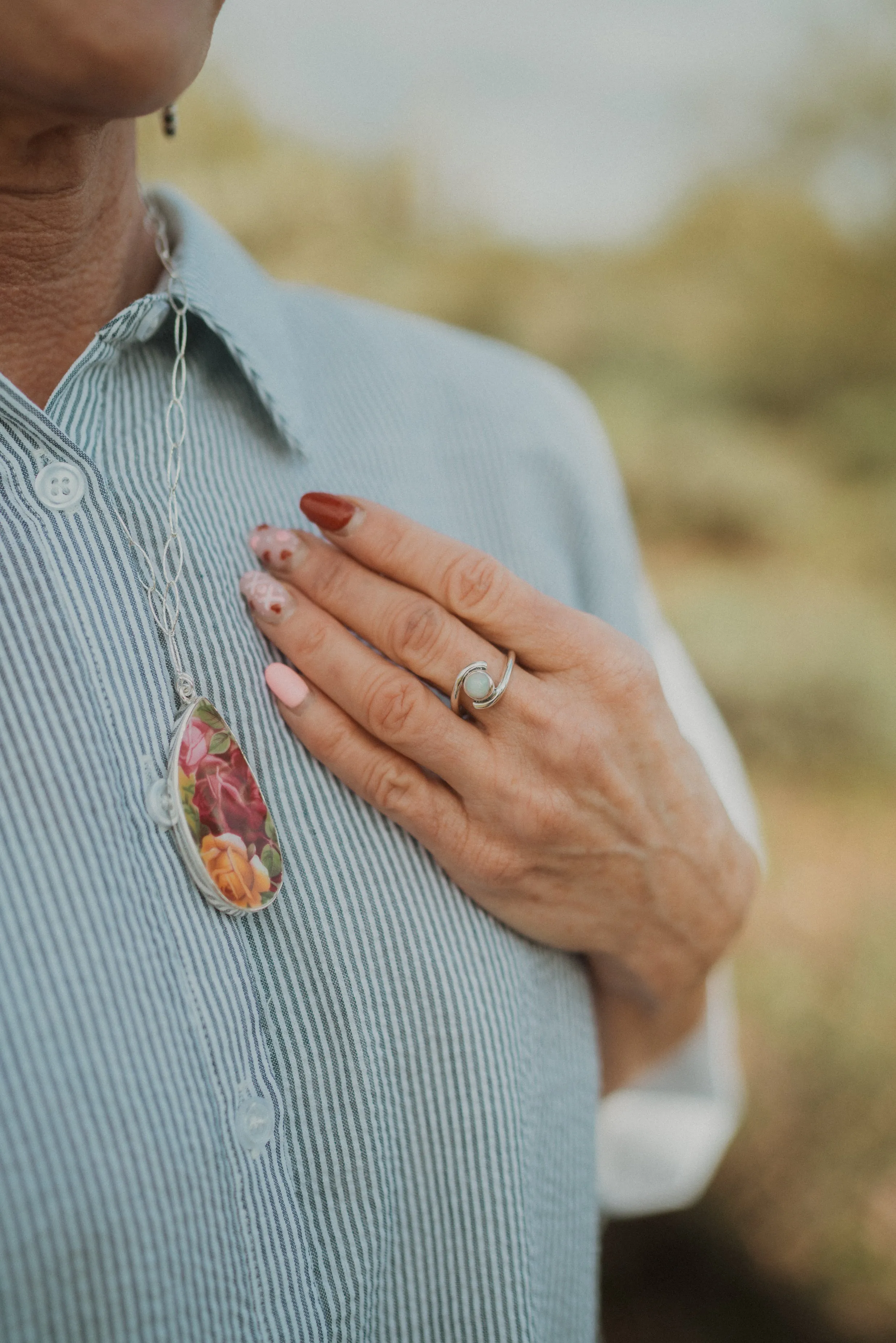 Liza Ring | Ethiopian Opal sold by Goldie Lew product image thumbnail 2