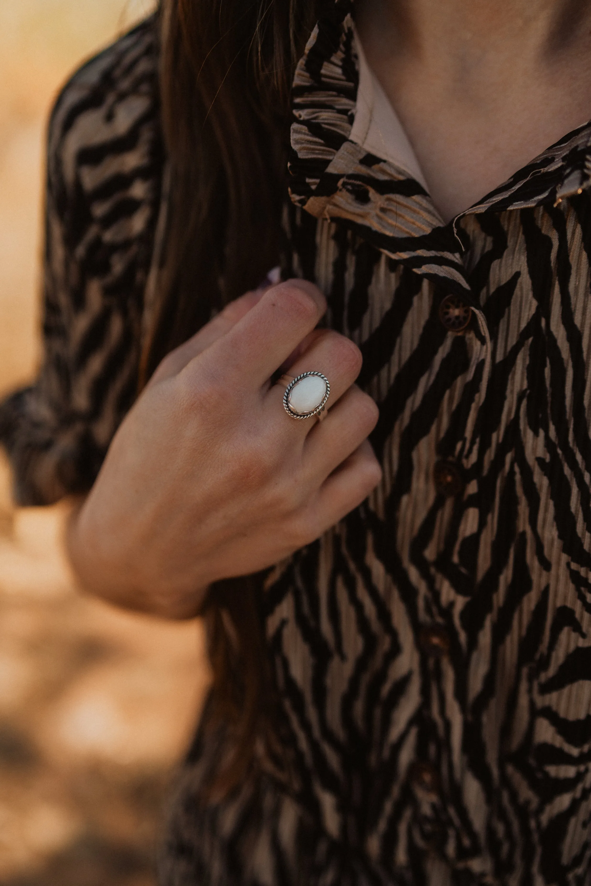 Neil Ring | Scolecite sold by Goldie Lew product image thumbnail 4