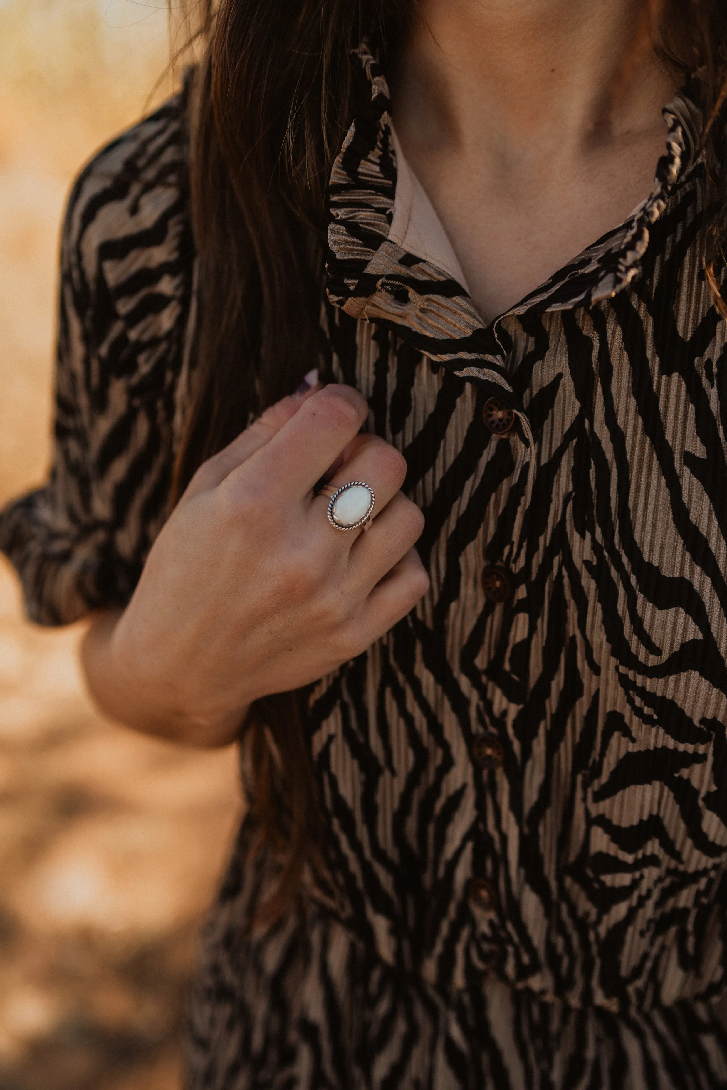 Neil Ring | Scolecite sold by Goldie Lew product image thumbnail 2