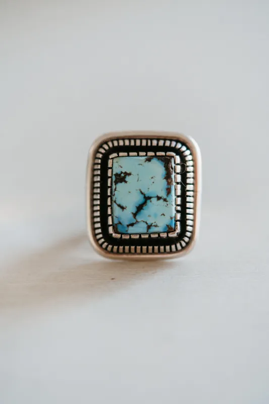 Tex Ring | Golden Hill Turquoise sold by Goldie Lew