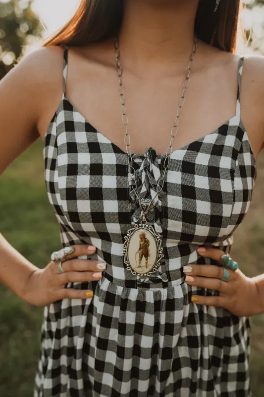 Golden Cowgirl | Vintage Bubble Pendant sold by Goldie Lew