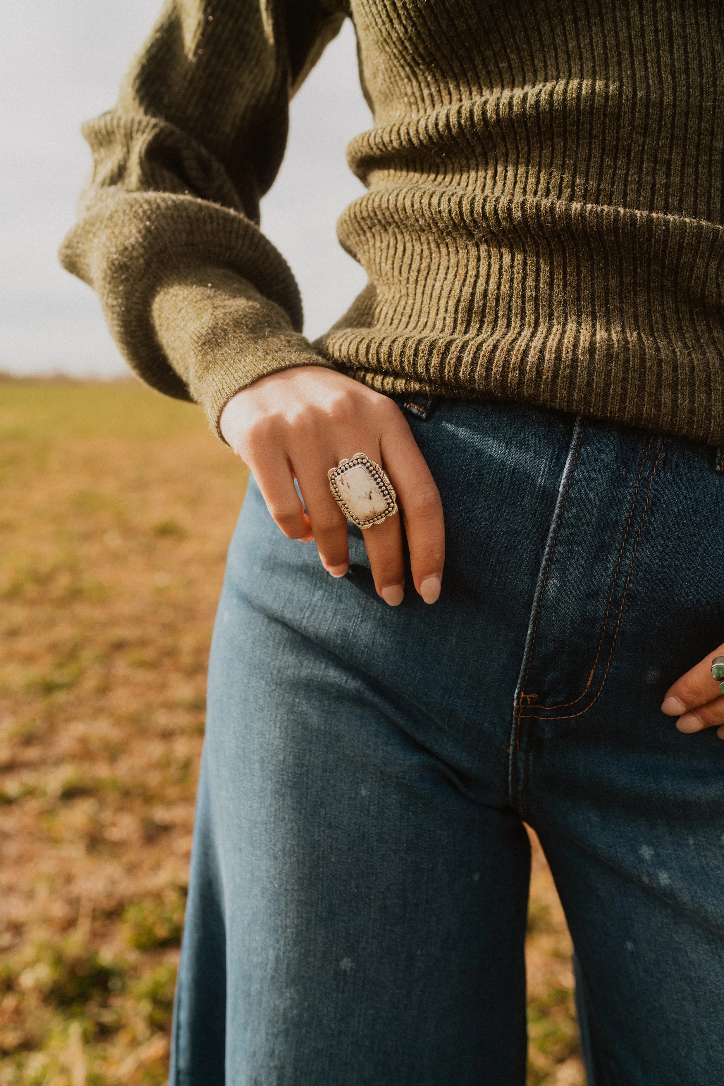 Bristol Ring | Magnesite sold by Goldie Lew product image thumbnail 2