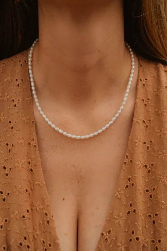 Middleton Necklace | Pearl sold by Goldie Lew