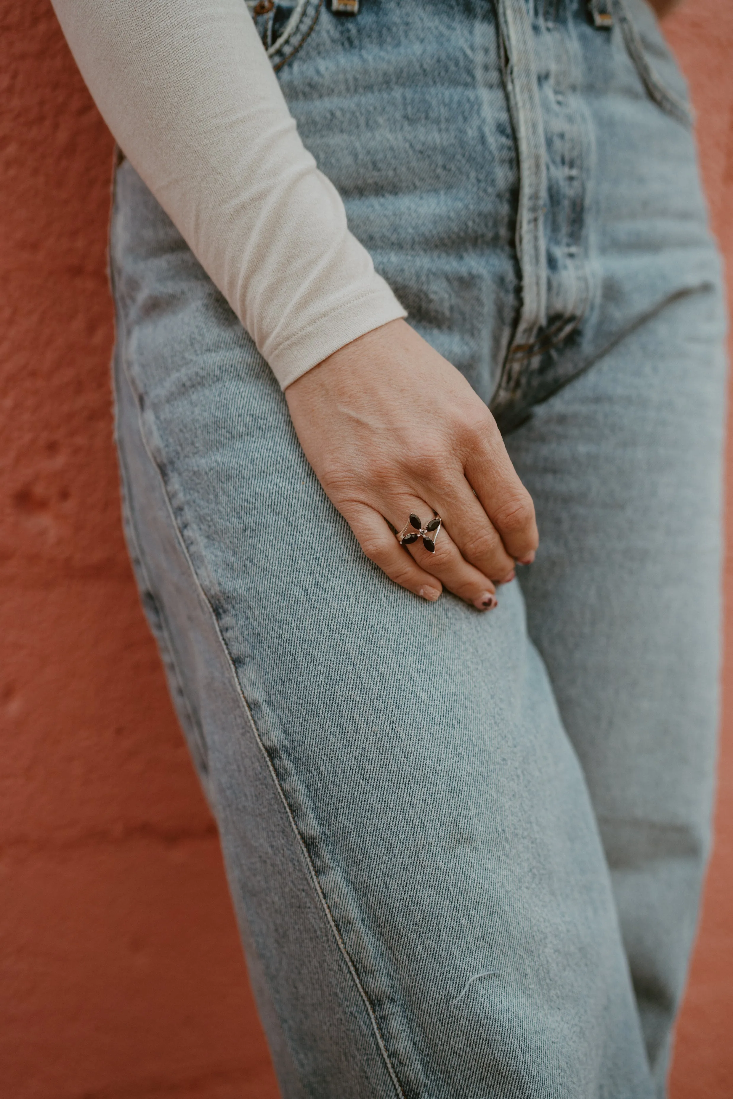 Kenzie Ring | Black Onyx sold by Goldie Lew product image thumbnail 3