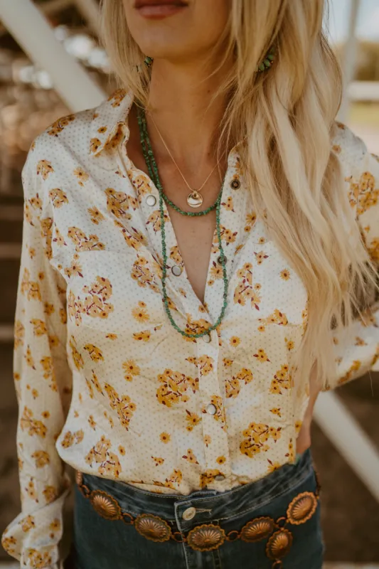 Three Ring Coin Necklace | Gold - FINAL SALE made by Goldie Lew