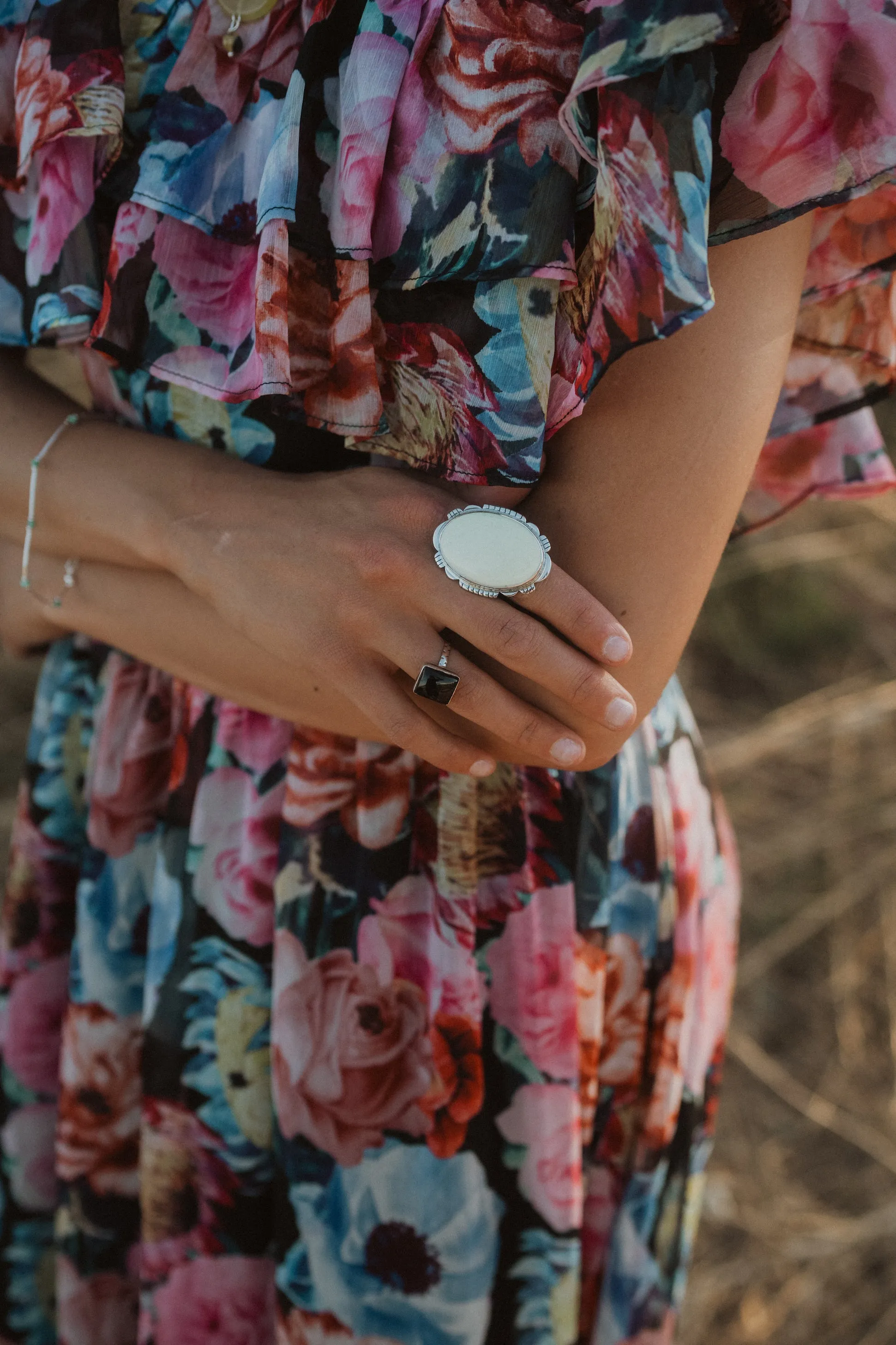 Thatcher Ring | Black Onyx sold by Goldie Lew product image thumbnail 2