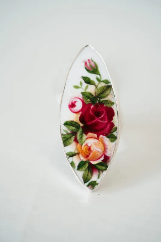 Gardenia Flower Ring sold by Goldie Lew