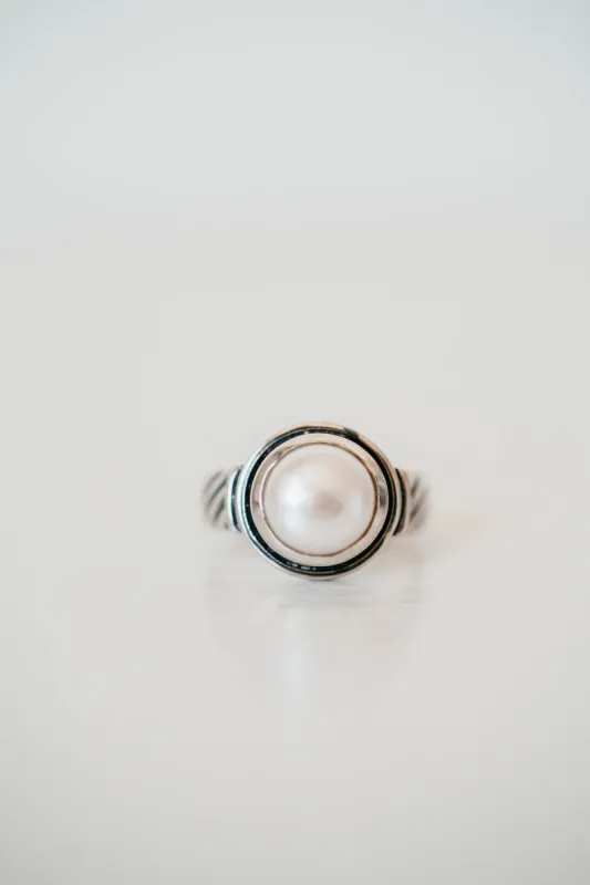Ava Ring | Kingman Pearl sold by Goldie Lew