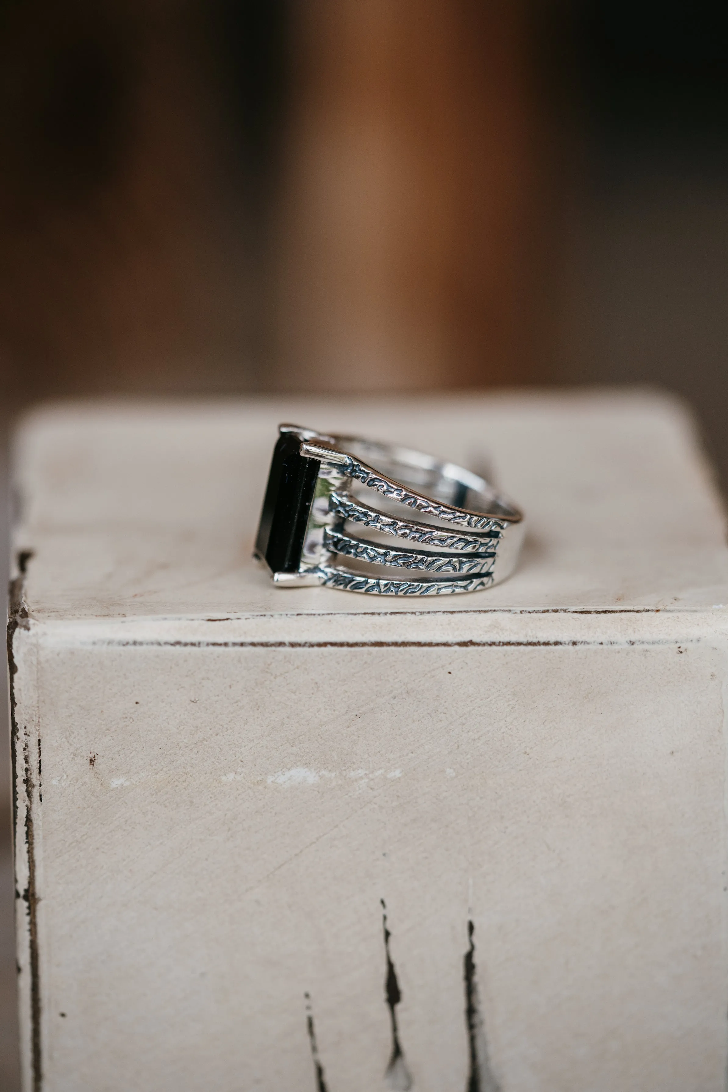 Abbie Ring | Black Onyx sold by Goldie Lew product image thumbnail 3