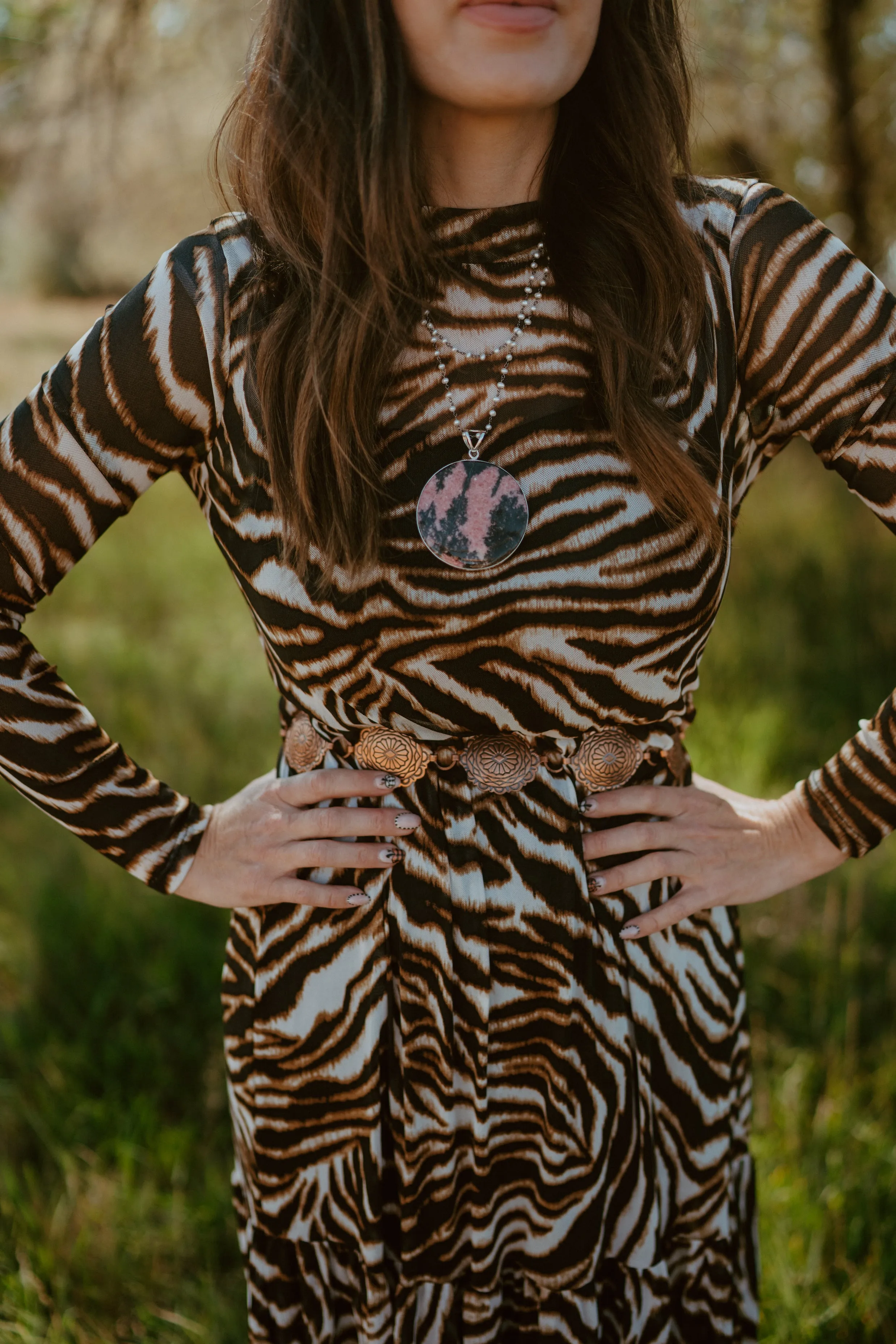 Tickled Pink Necklace sold by Goldie Lew product image thumbnail 4