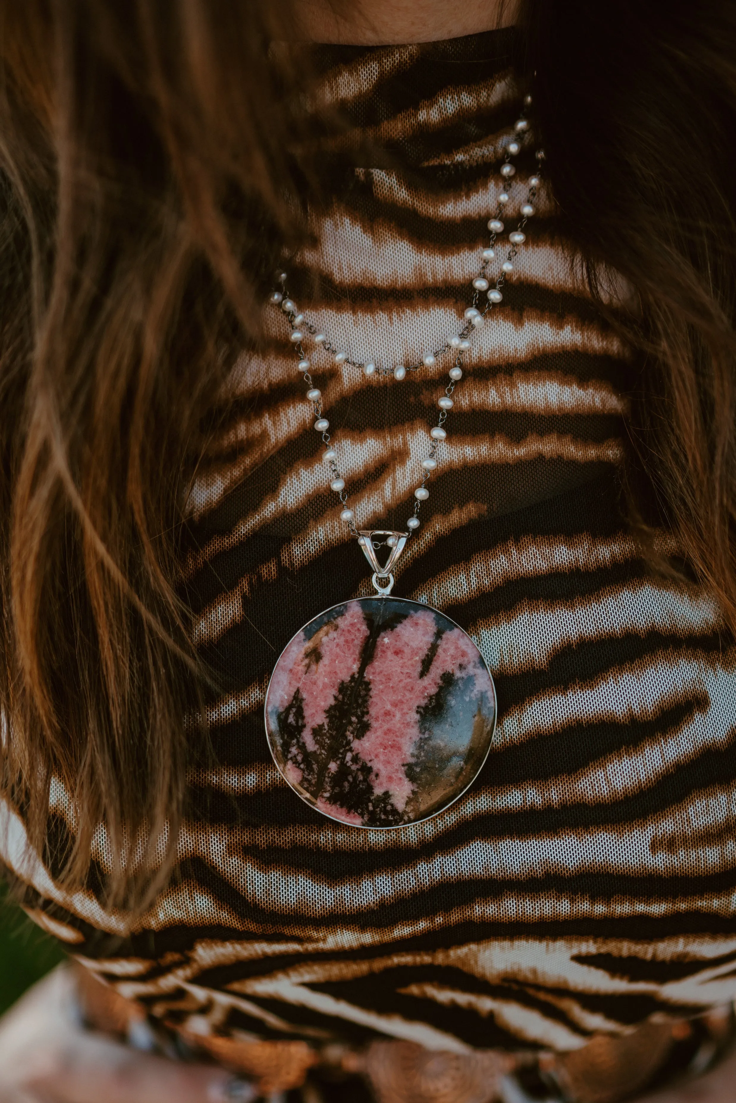 Tickled Pink Necklace sold by Goldie Lew product image thumbnail 3