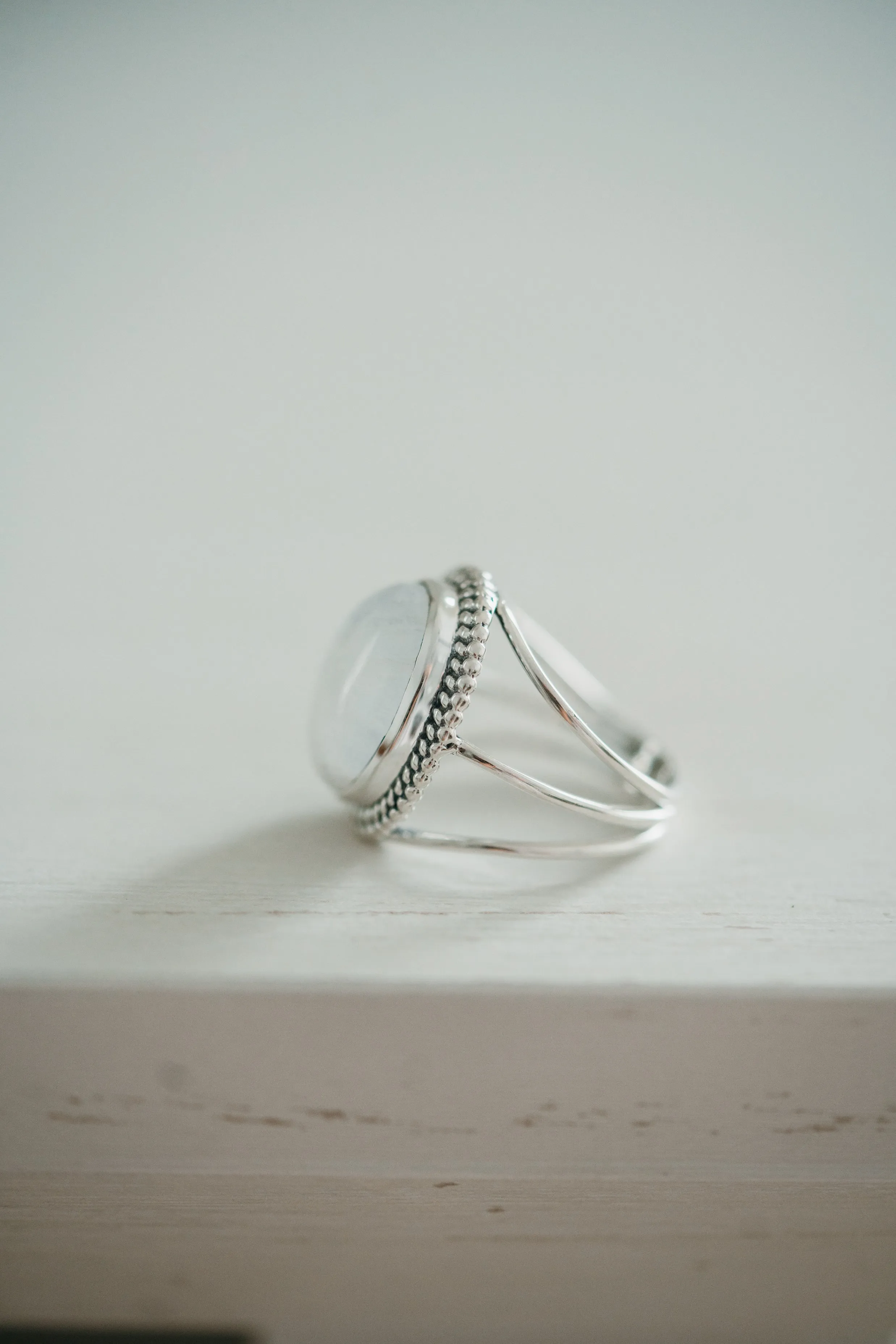 Trish Ring | Moonstone sold by Goldie Lew product image thumbnail 3