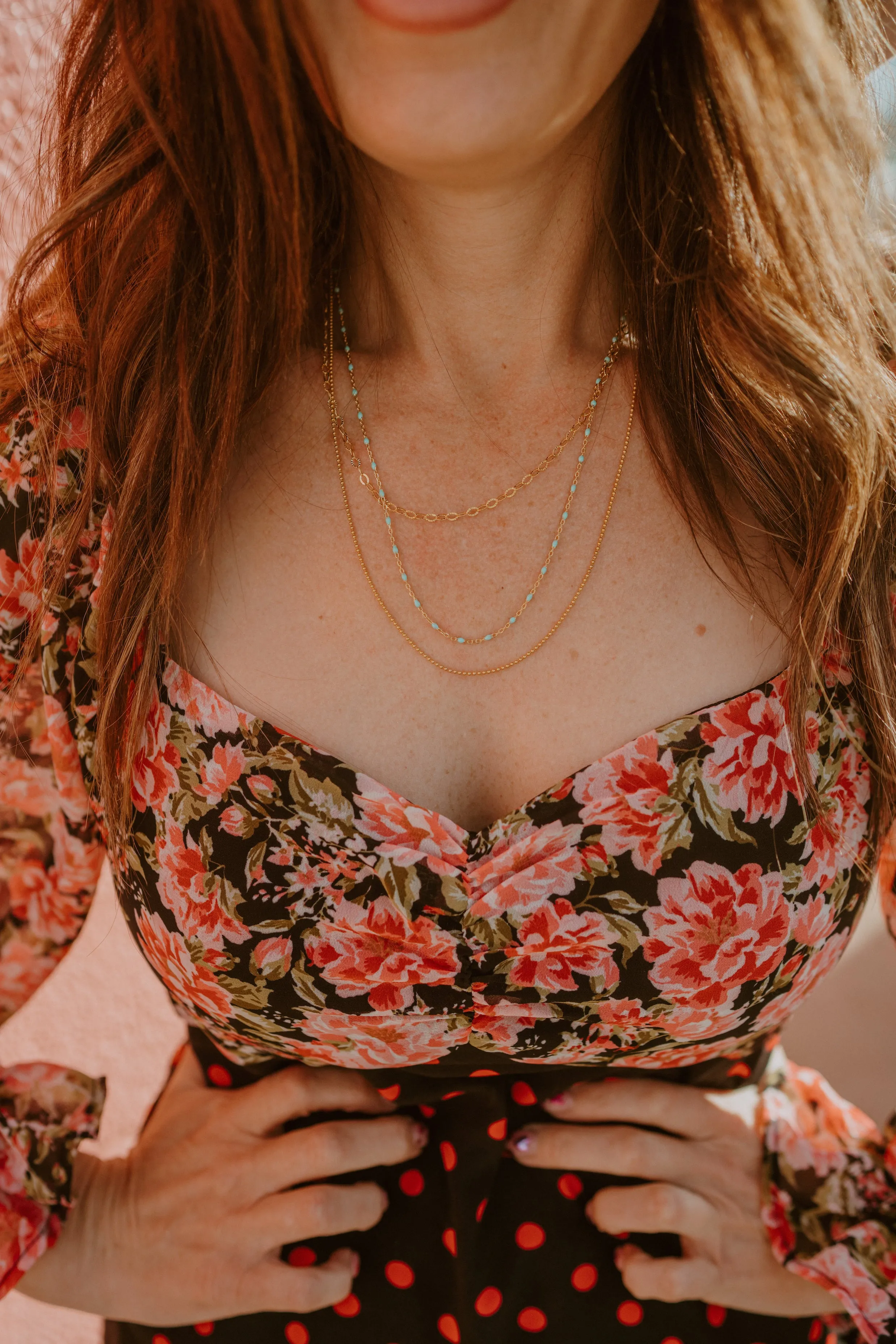 Gold Necklace Set #13 sold by Goldie Lew