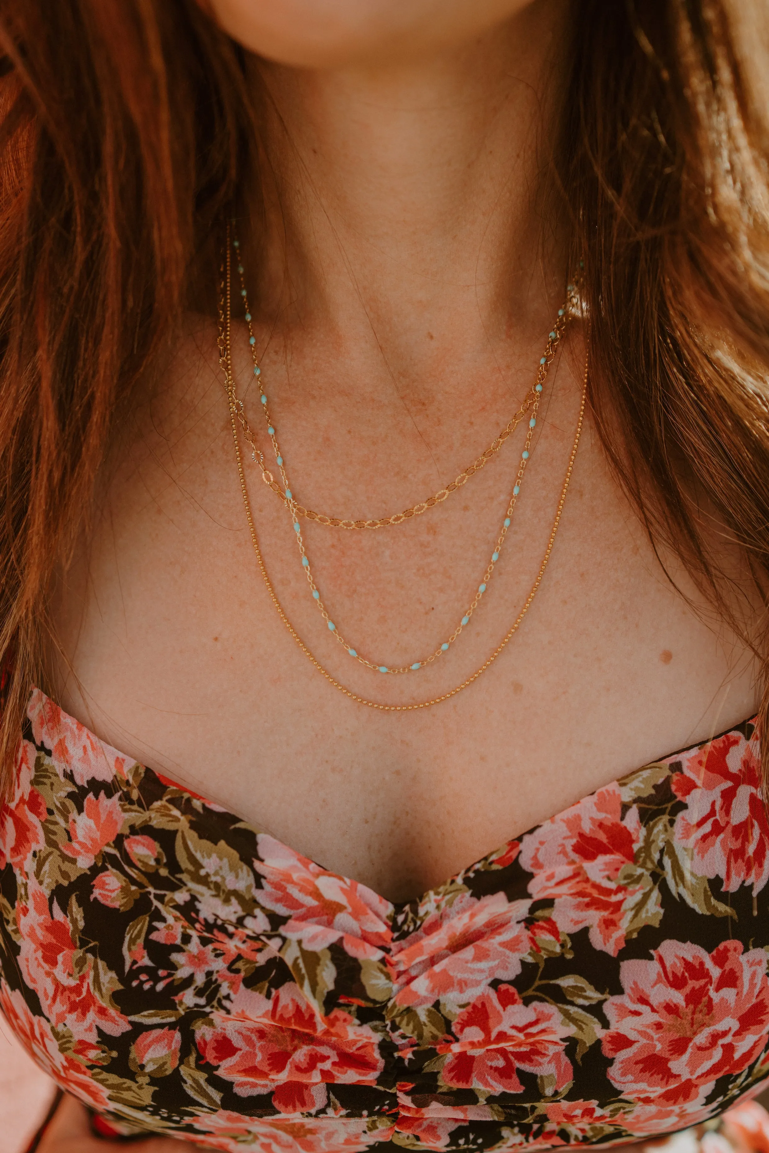 Gold Necklace Set #13 sold by Goldie Lew product image thumbnail 2