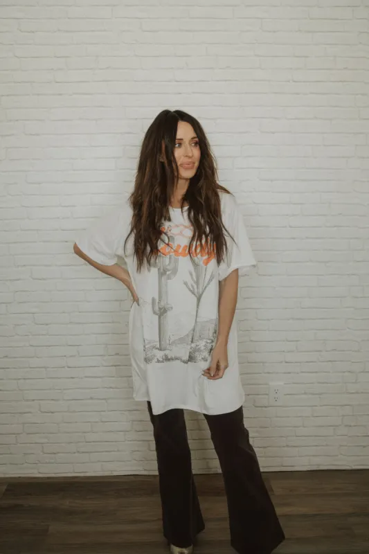 Orange Howdy T-Shirt sold by Goldie Lew