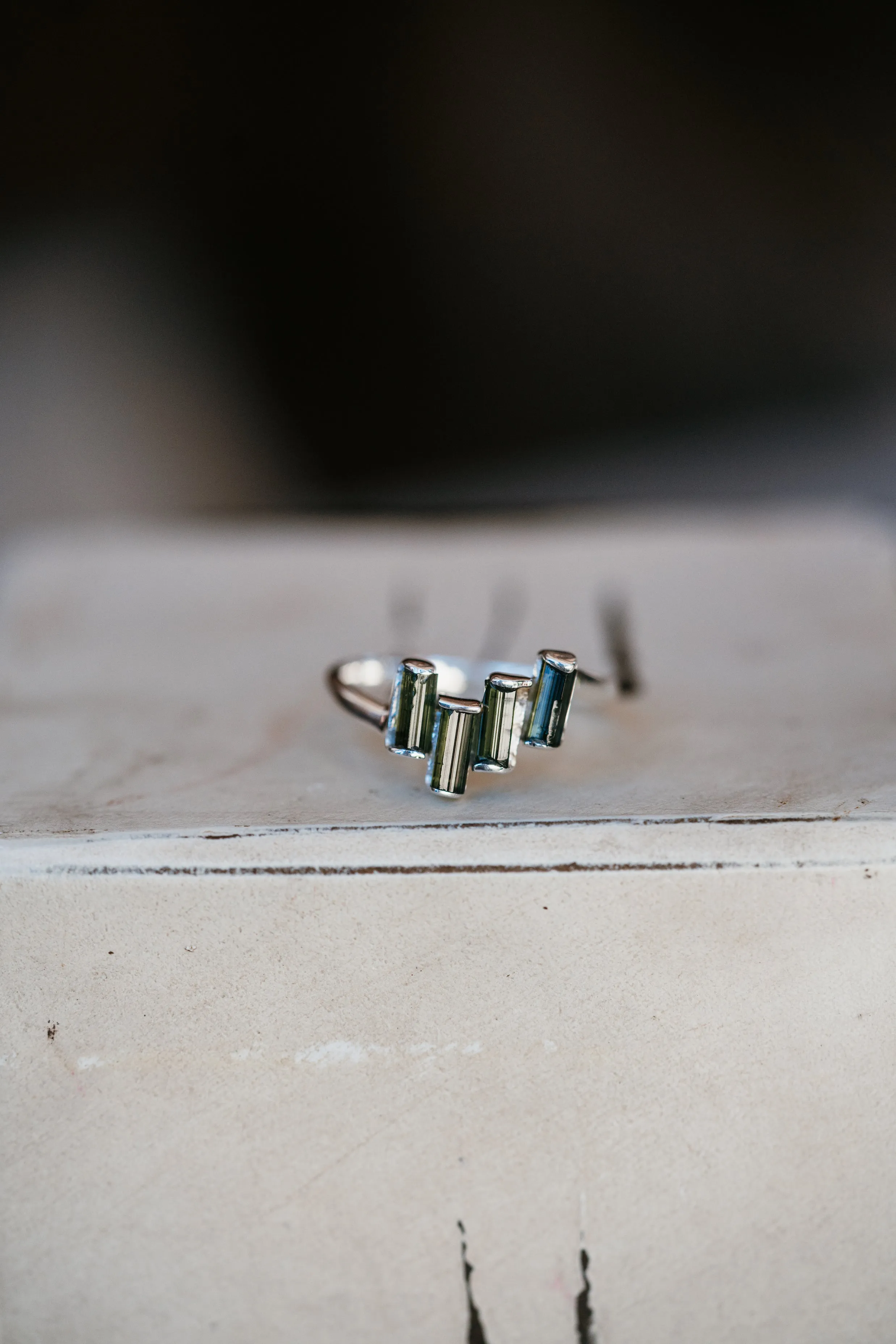 Aimee Ring | Emerald - FINAL SALE sold by Goldie Lew