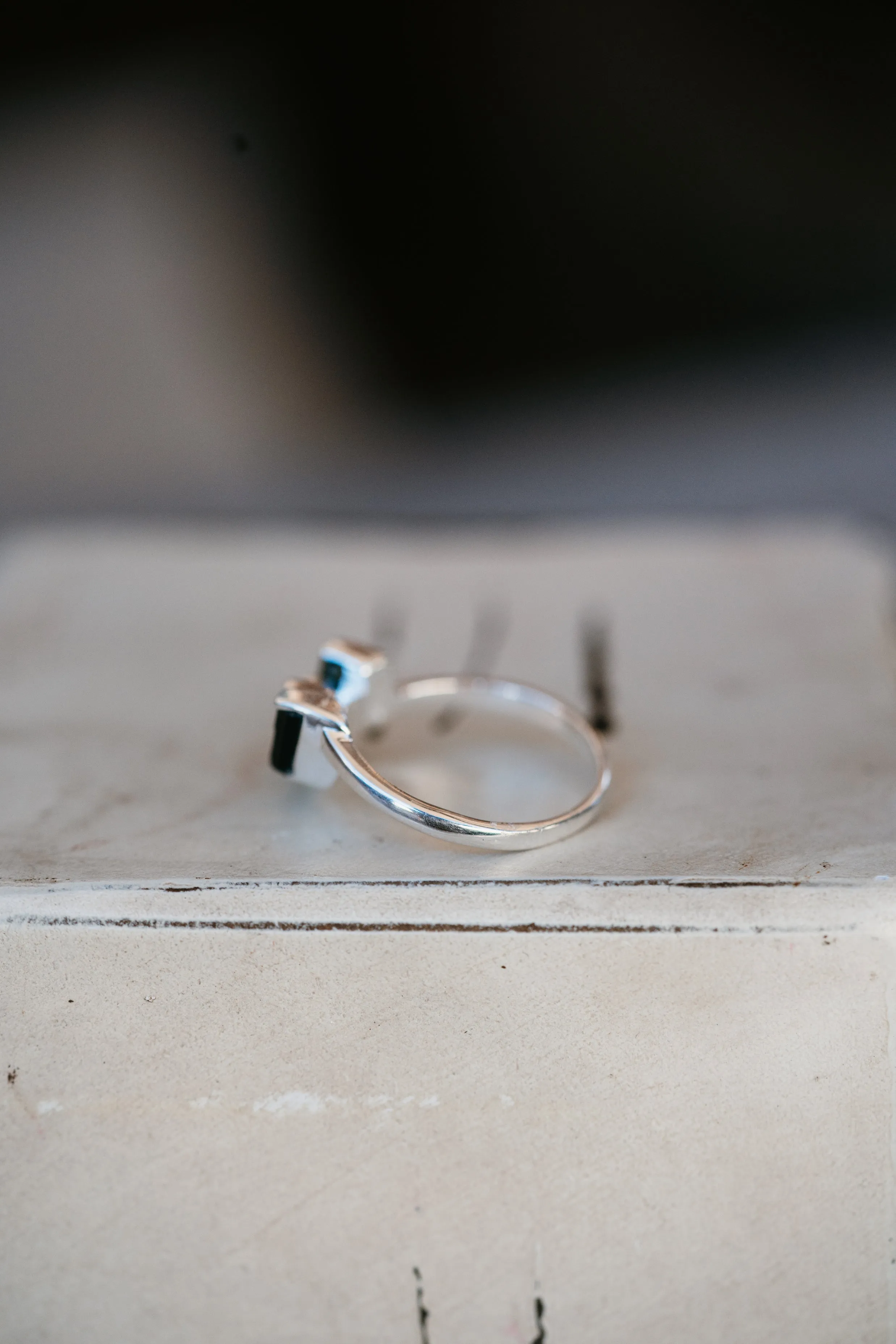 Aimee Ring | Emerald - FINAL SALE sold by Goldie Lew product image thumbnail 3