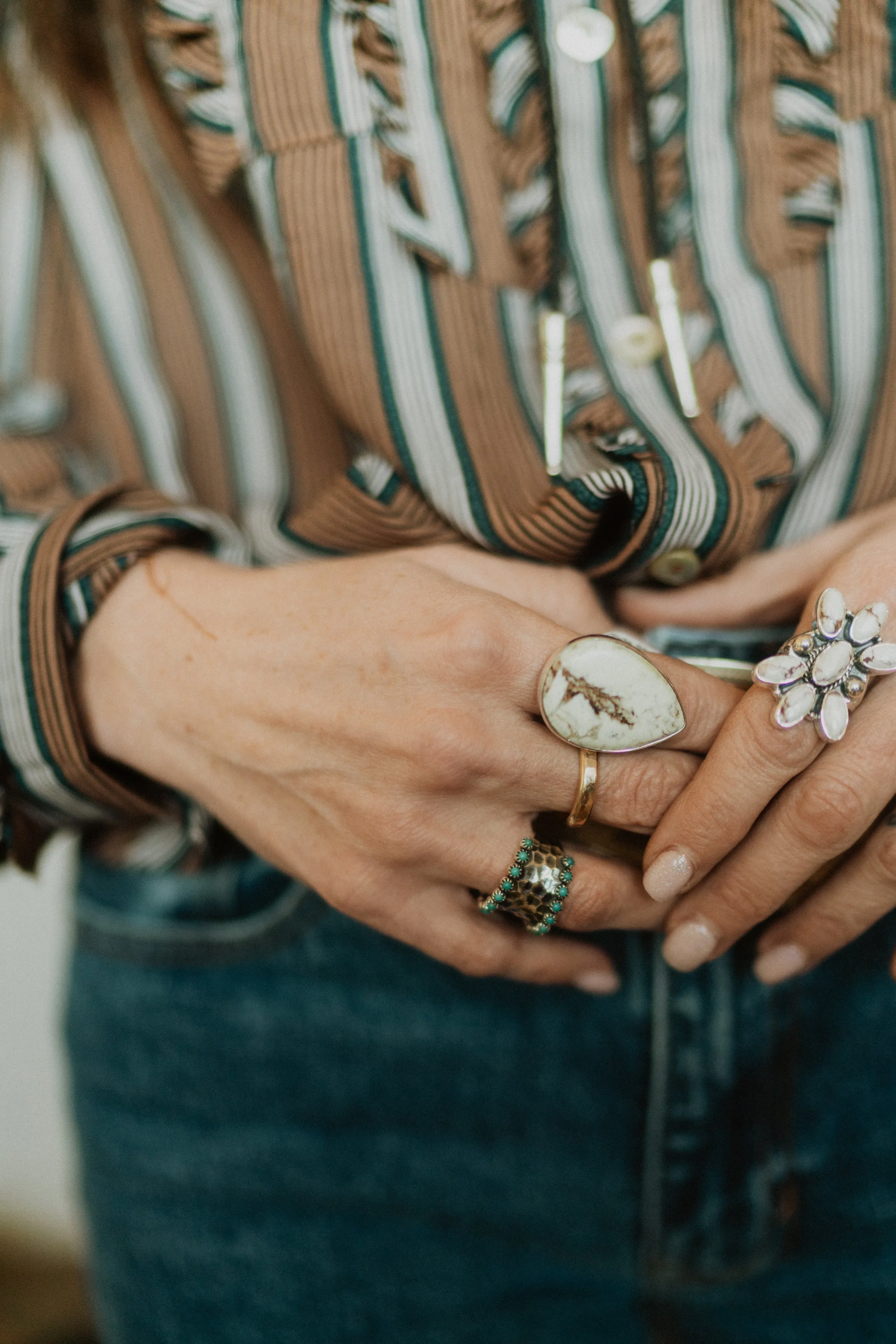 Jamison Ring | Magnesite sold by Goldie Lew product image thumbnail 2