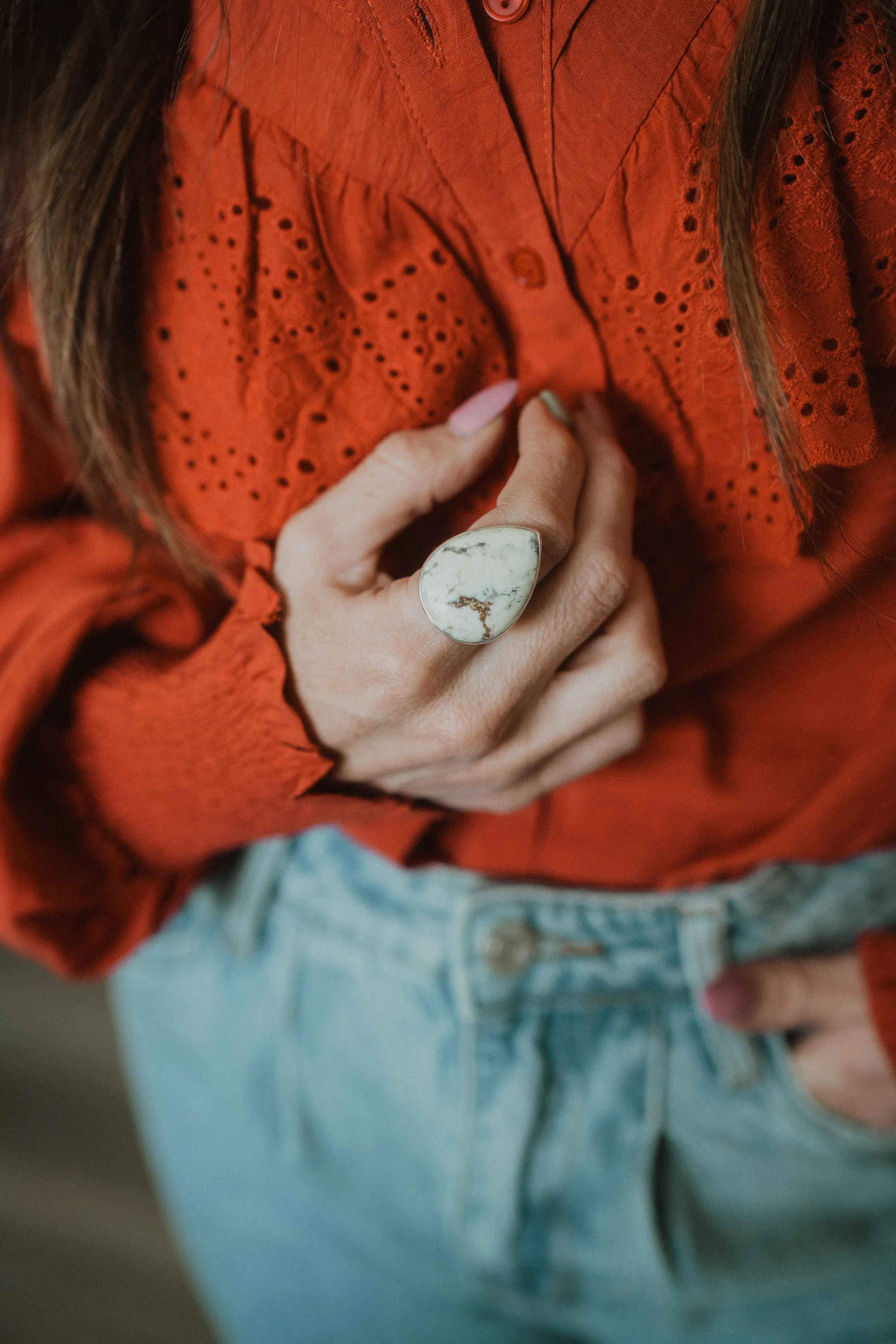 Jamison Ring | Magnesite sold by Goldie Lew product image thumbnail 4