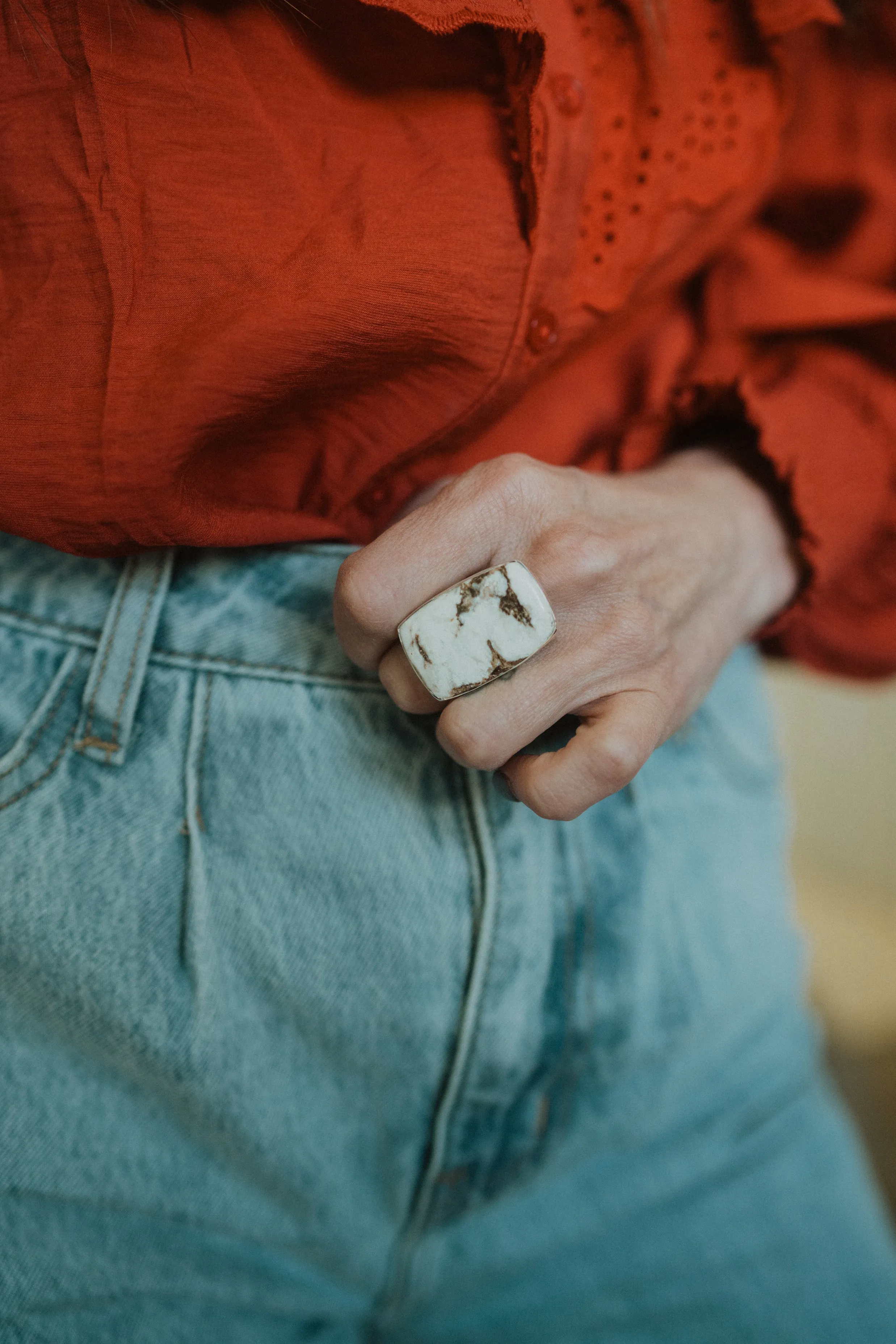 Jamison Ring | Magnesite sold by Goldie Lew product image thumbnail 5