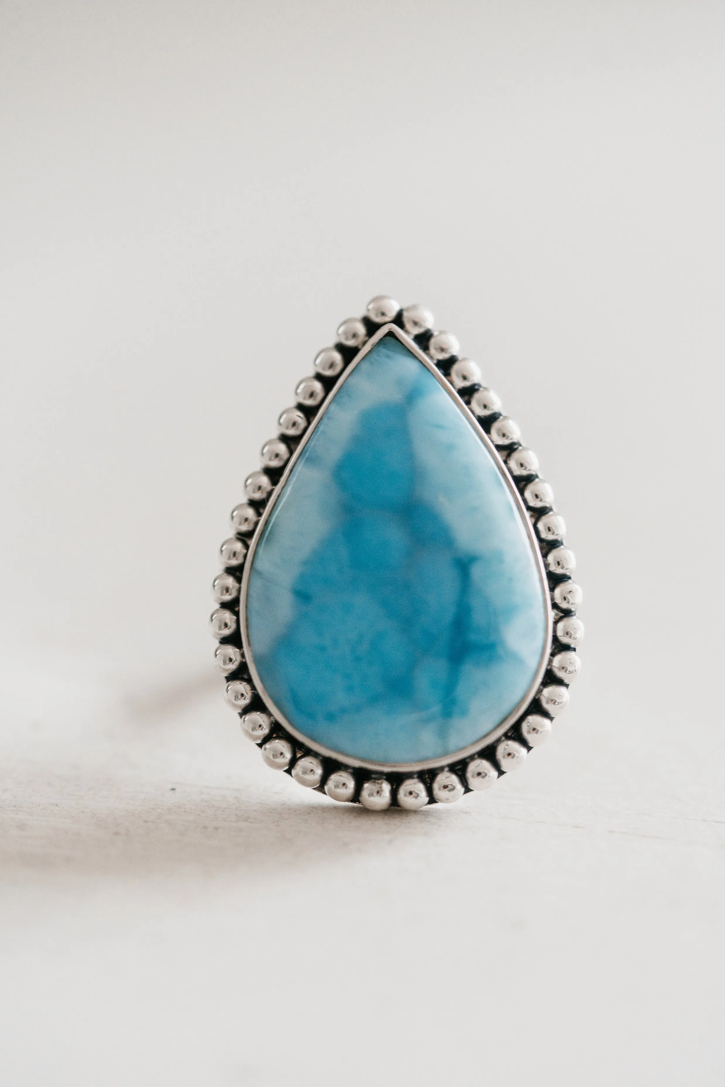 Betsy Ring | Larimar sold by Goldie Lew product image thumbnail 5