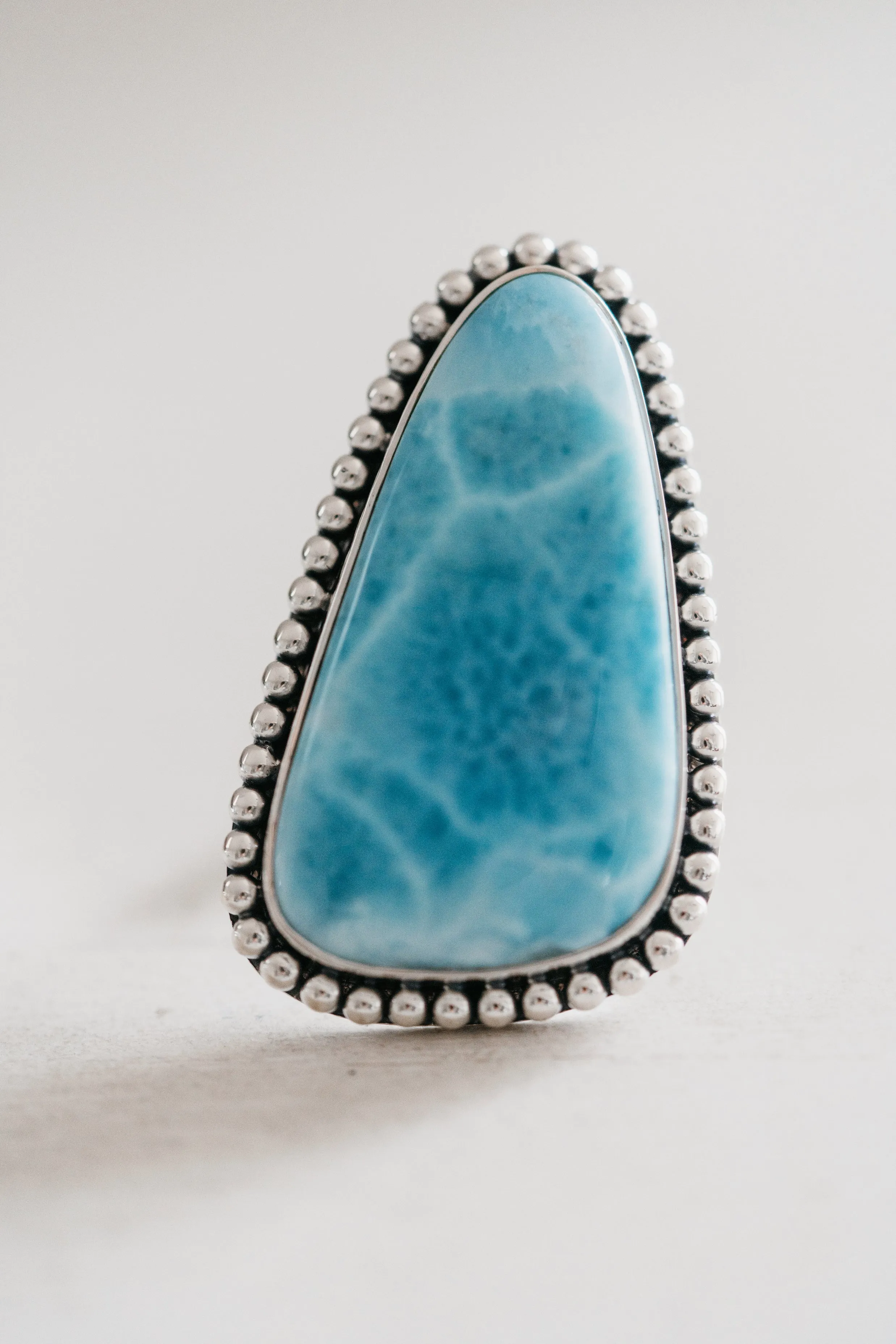 Betsy Ring | Larimar sold by Goldie Lew product image thumbnail 4