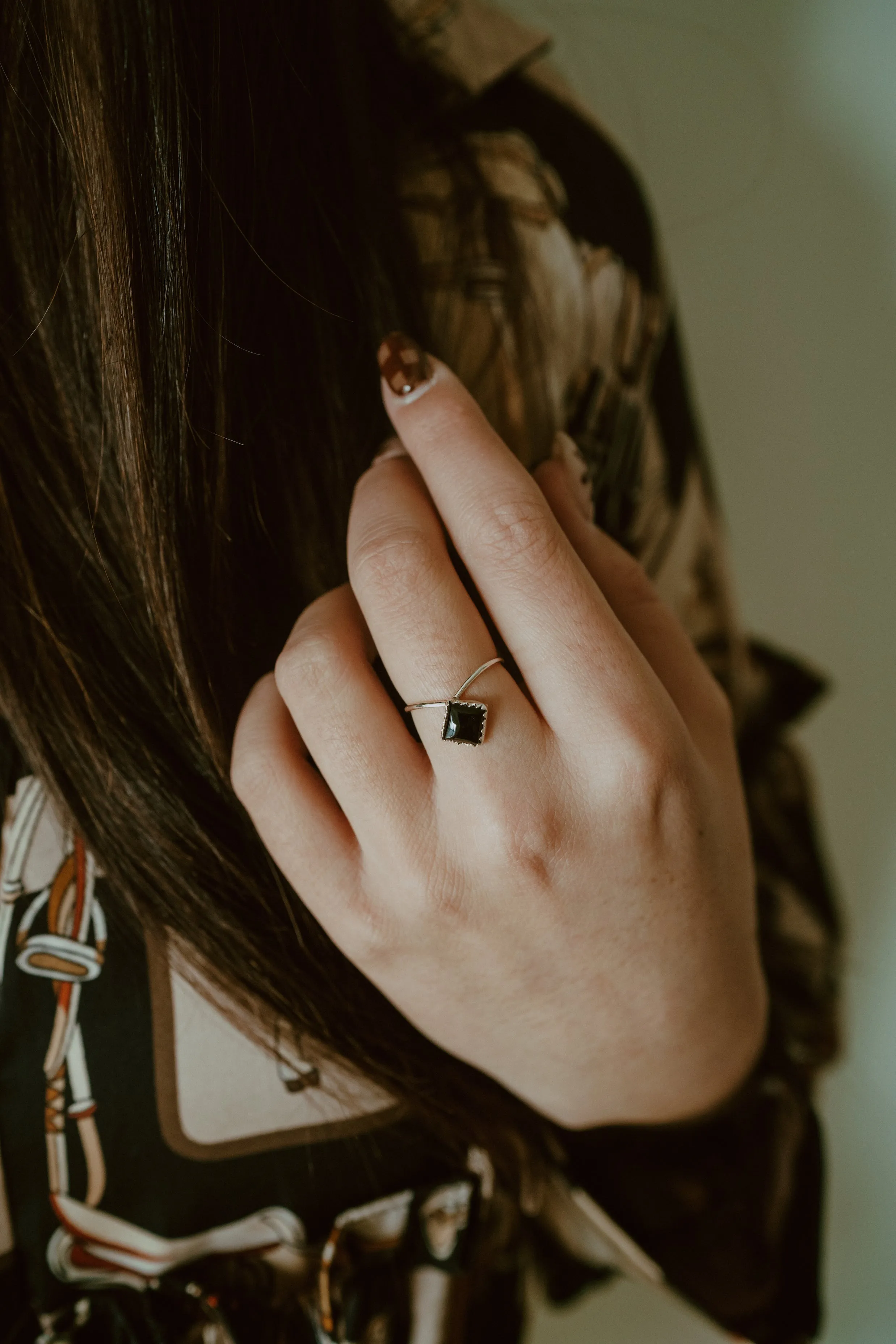 Rosie Point Ring | Black Onyx sold by Goldie Lew product image thumbnail 5
