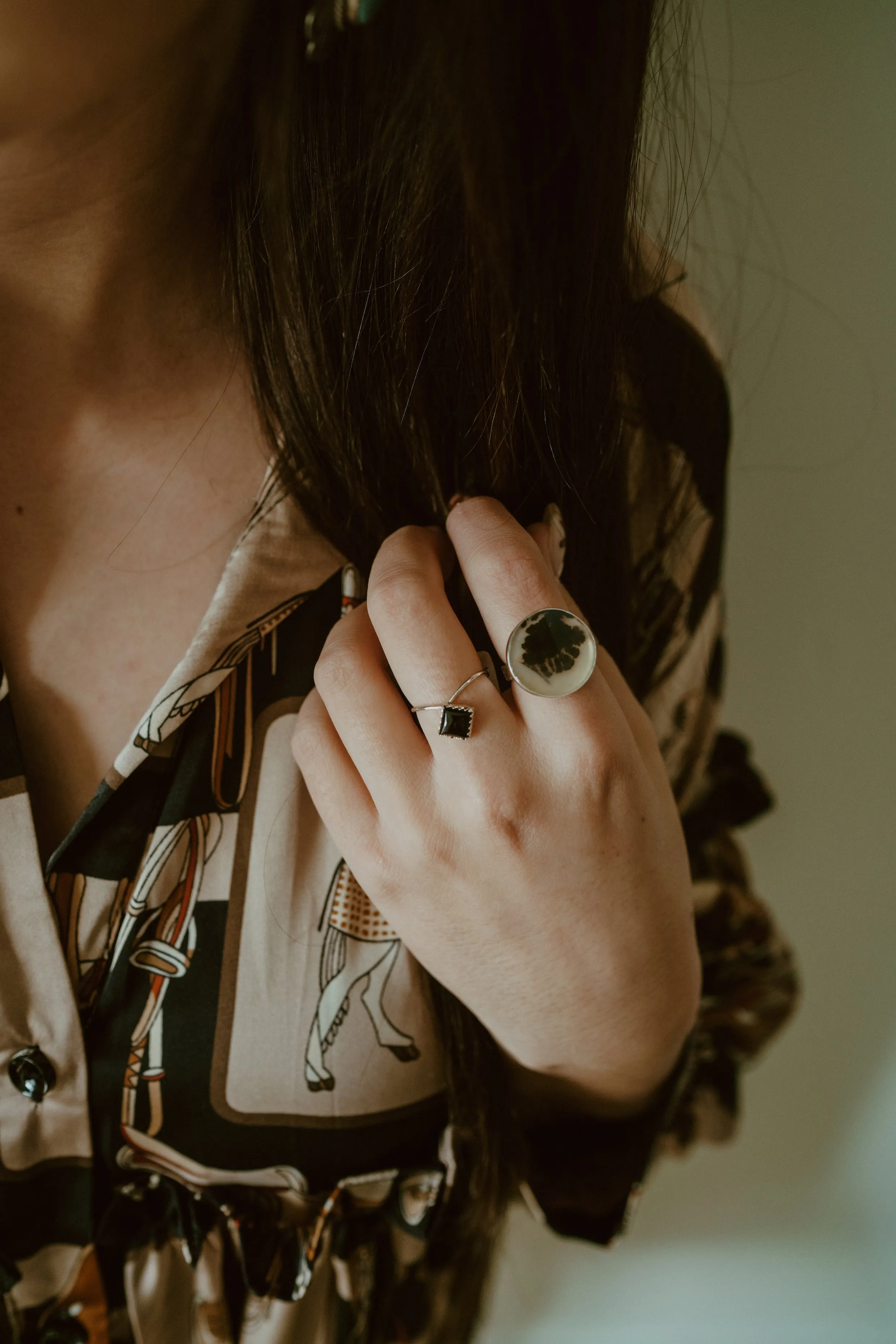 Rosie Point Ring | Black Onyx sold by Goldie Lew product image thumbnail 4