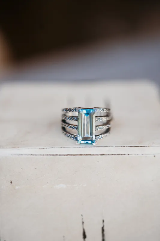 Abbie Ring | Blue Amethyst sold by Goldie Lew