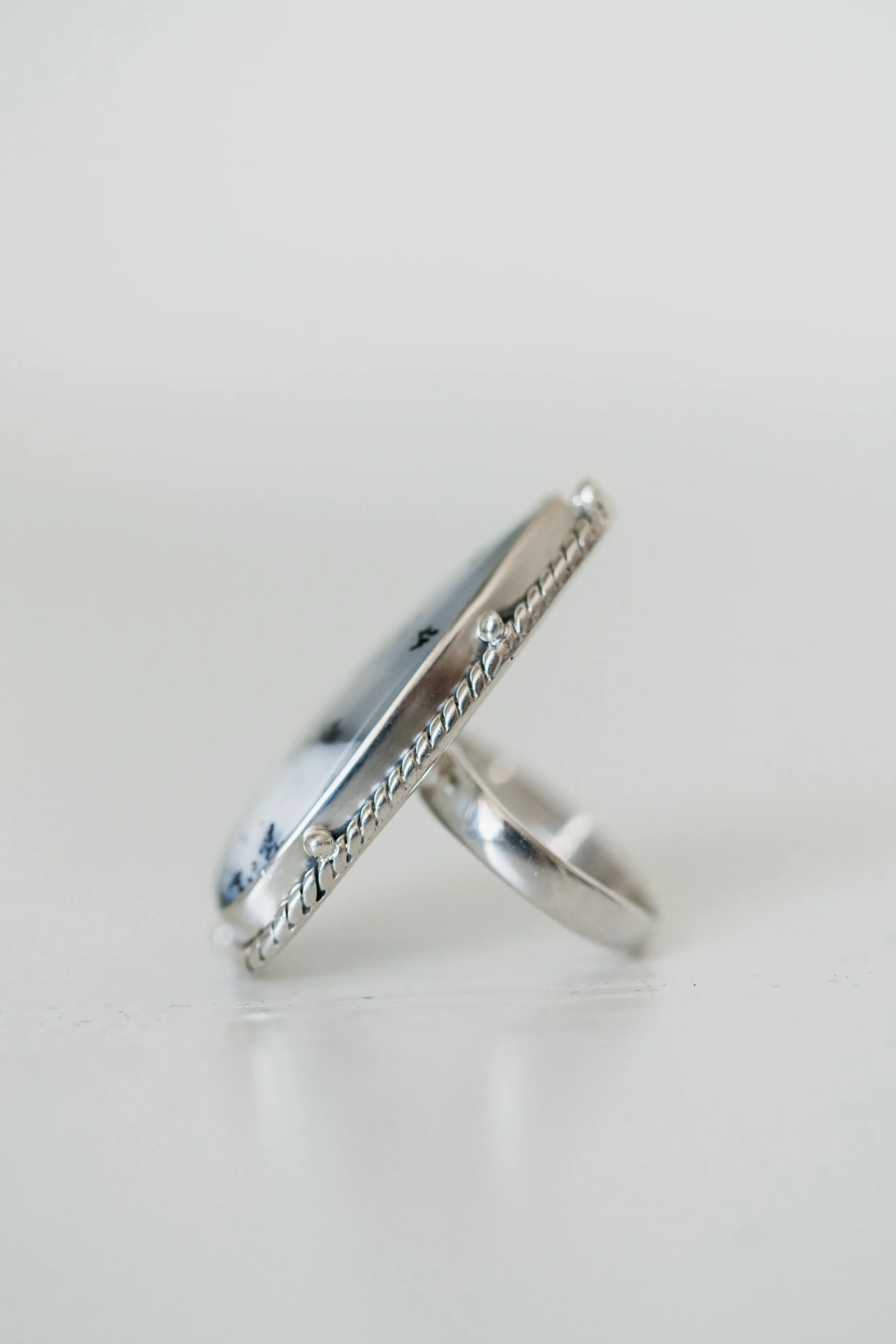 Rhonda Ring | Dendritic Opal sold by Goldie Lew product image thumbnail 3