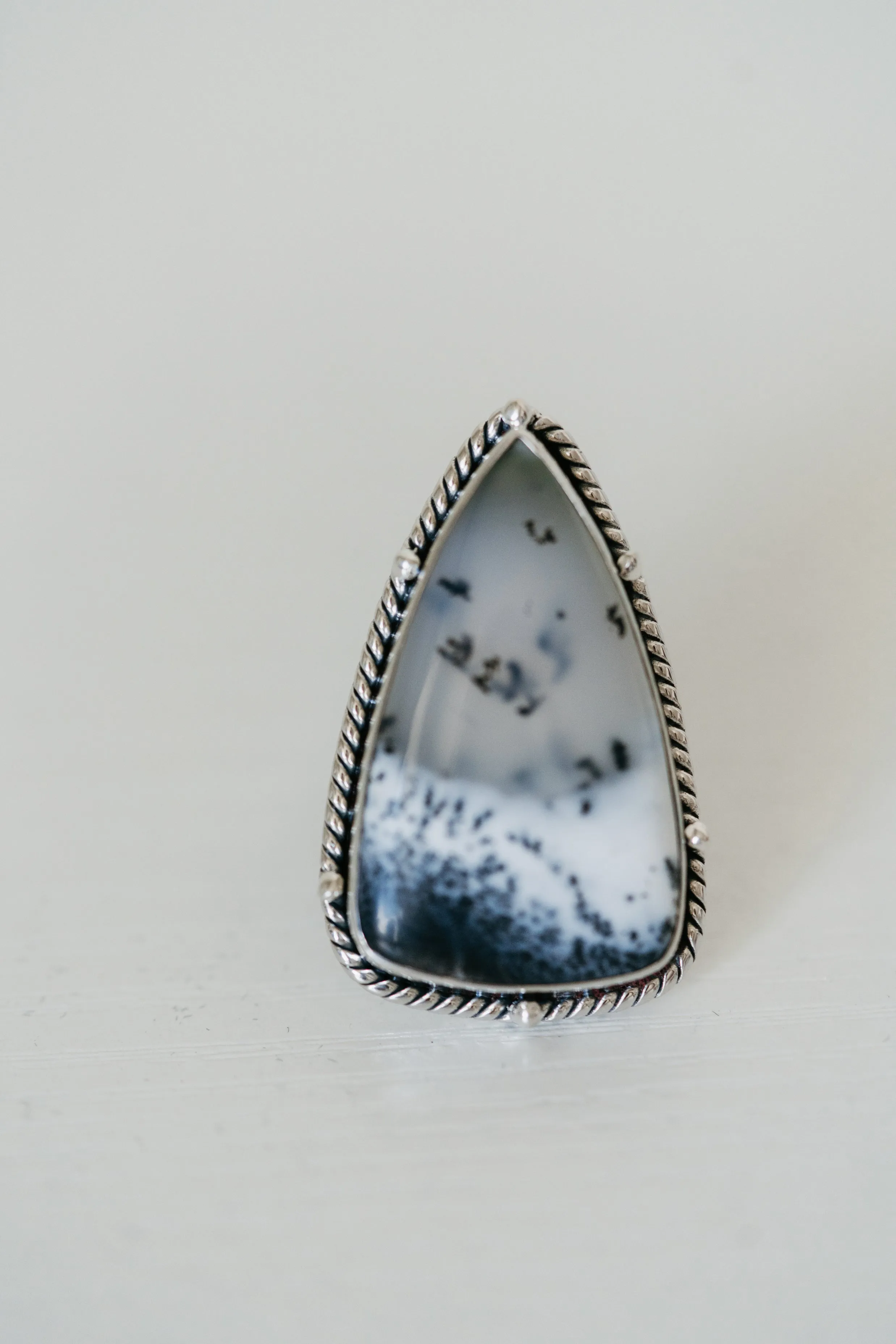 Rhonda Ring | Dendritic Opal sold by Goldie Lew