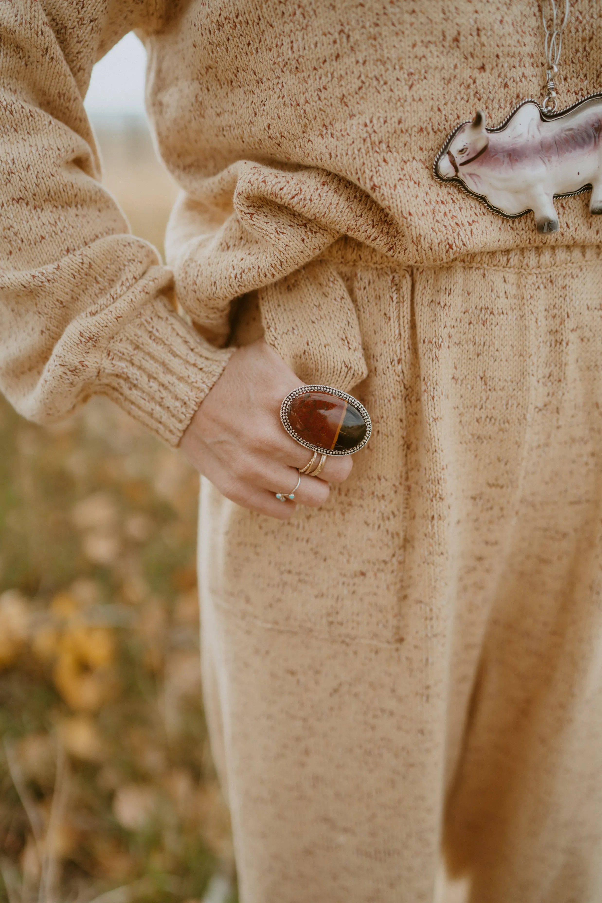 Persia Ring | #2 | Blood Stone sold by Goldie Lew product image thumbnail 3