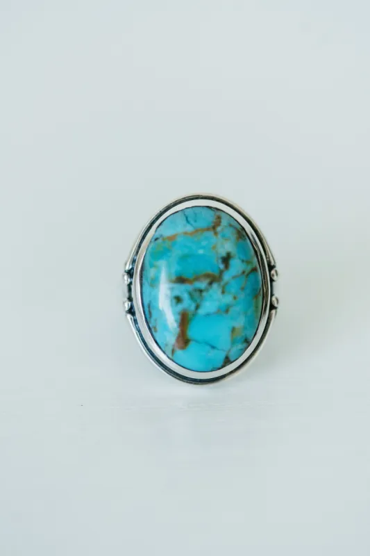 Sara Ring | Turquoise sold by Goldie Lew