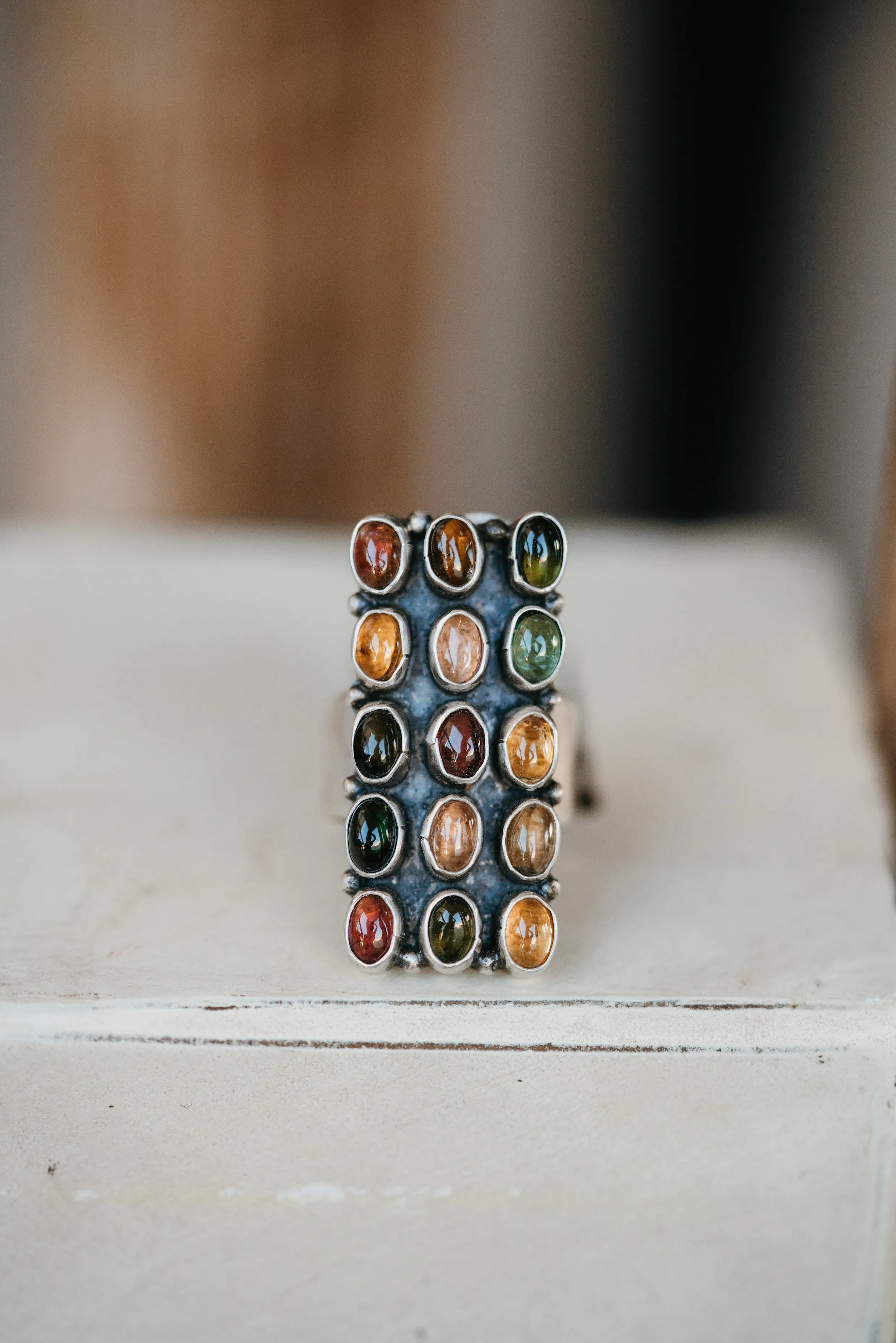 Colorful Veda Ring sold by Goldie Lew