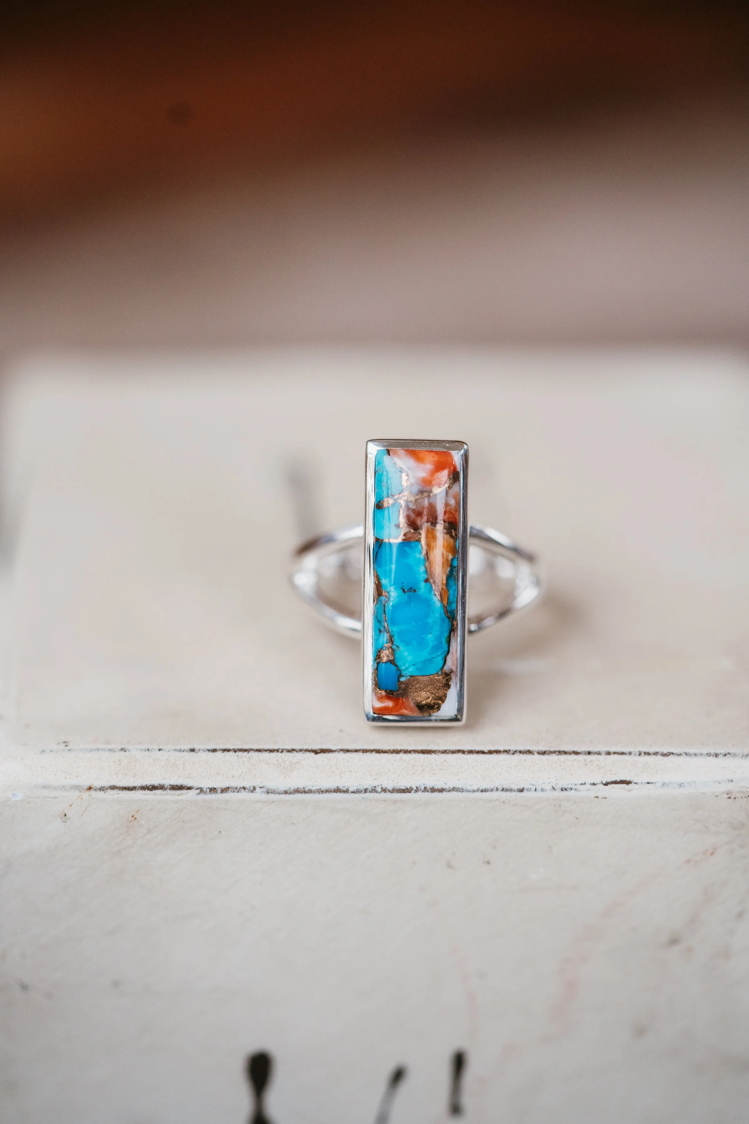 Mally Ring | Spiny Turquoise sold by Goldie Lew