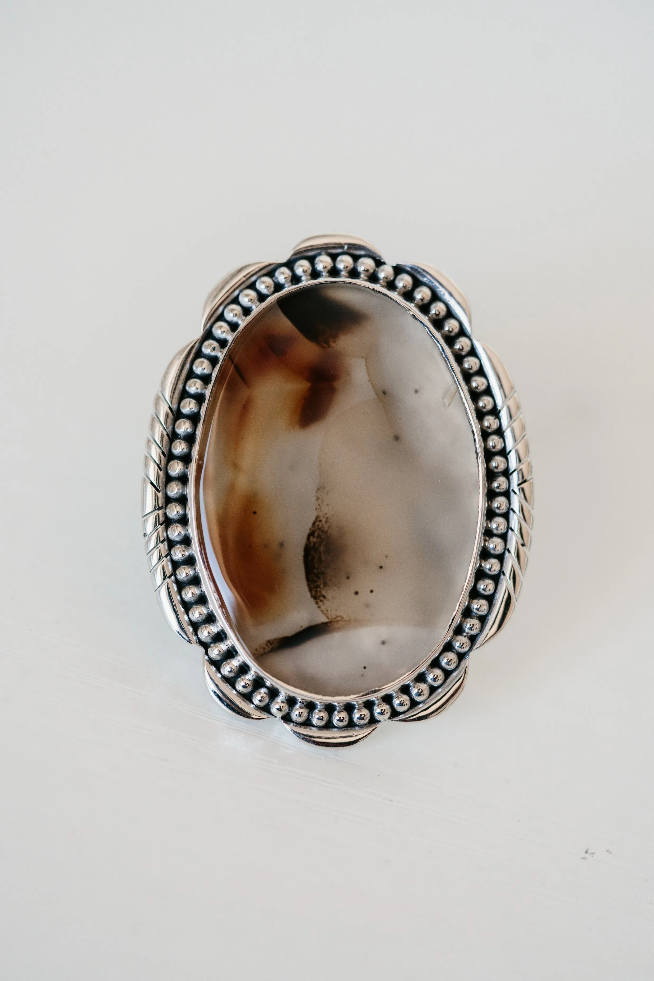 Griffin Ring | Montana Agate sold by Goldie Lew product image thumbnail 2