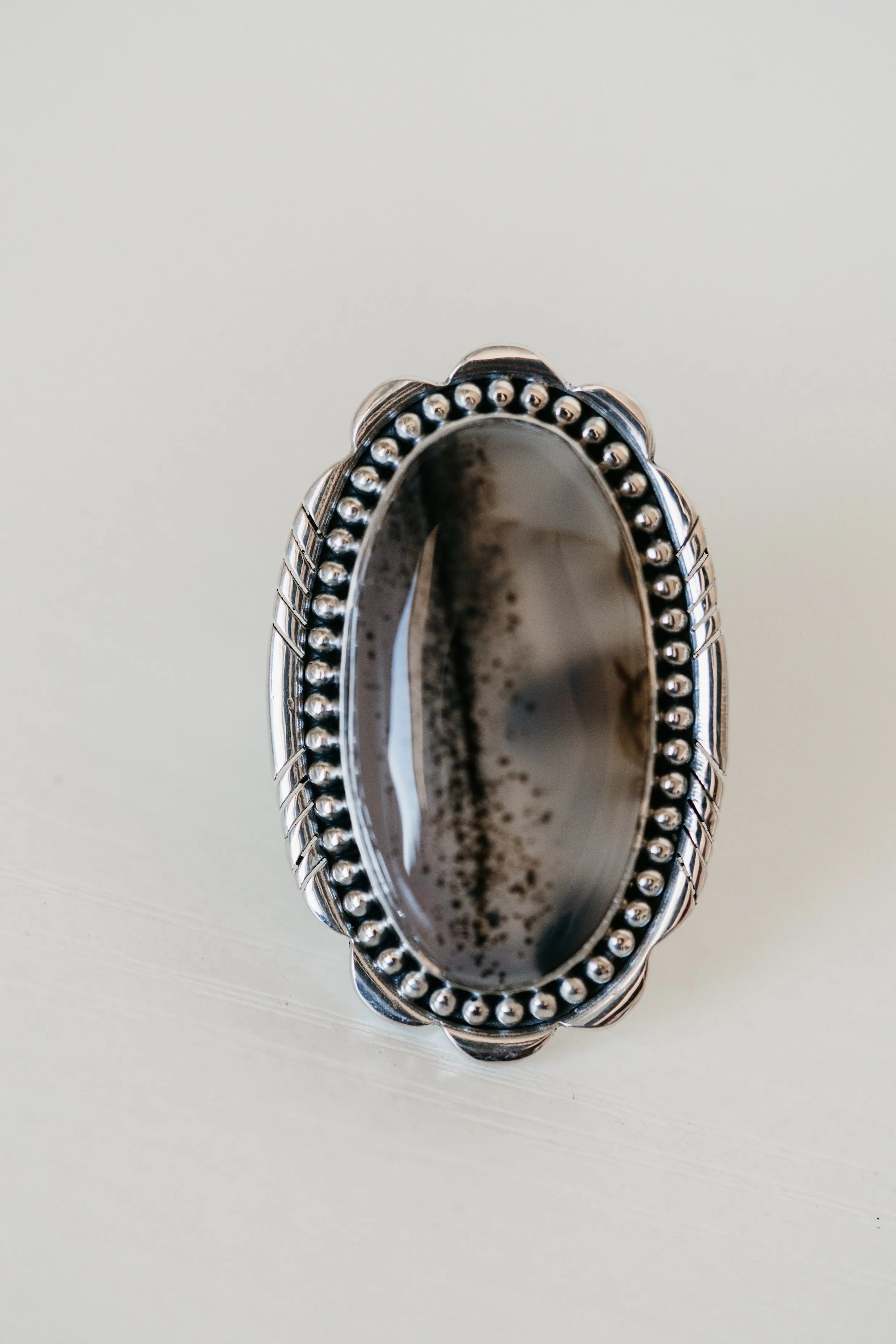 Griffin Ring | Montana Agate sold by Goldie Lew product image thumbnail 5