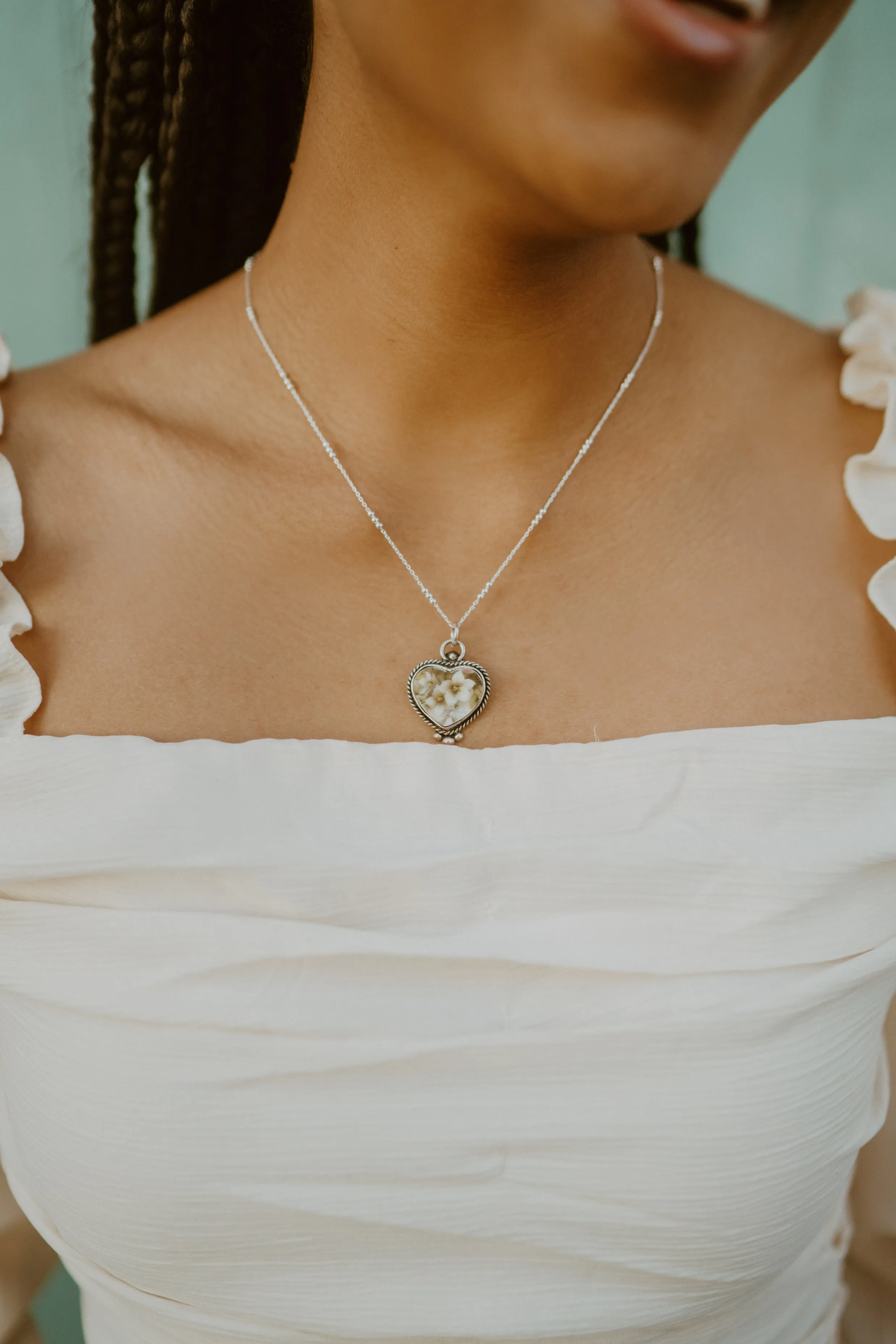 Daffodil Necklace | Green sold by Goldie Lew