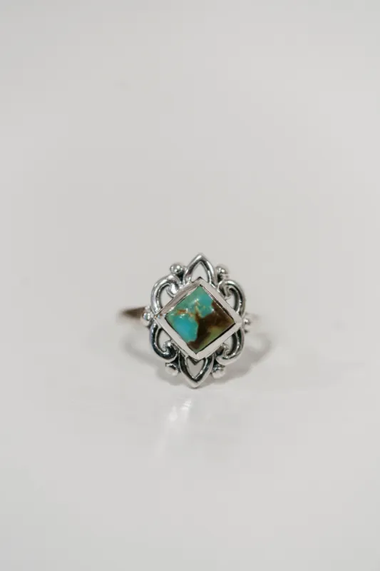 Salvator Ring | Turquoise sold by Goldie Lew