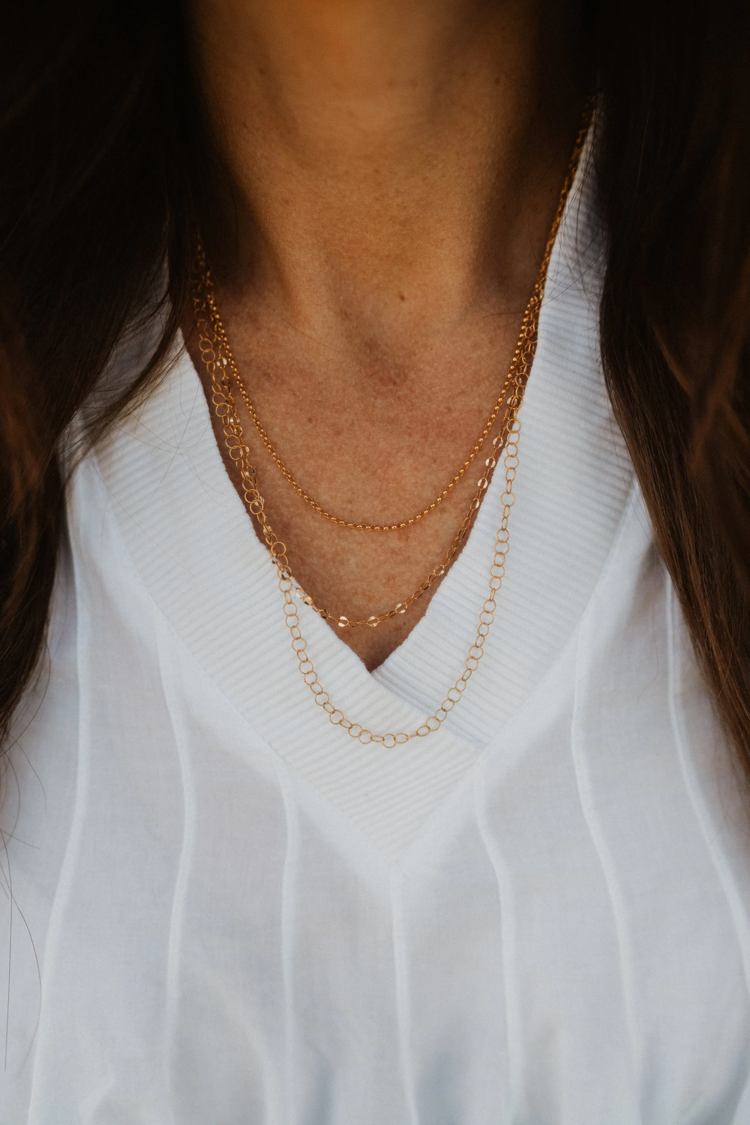 Trio of Gold Necklace Set - FINAL SALE sold by Goldie Lew product image thumbnail 3