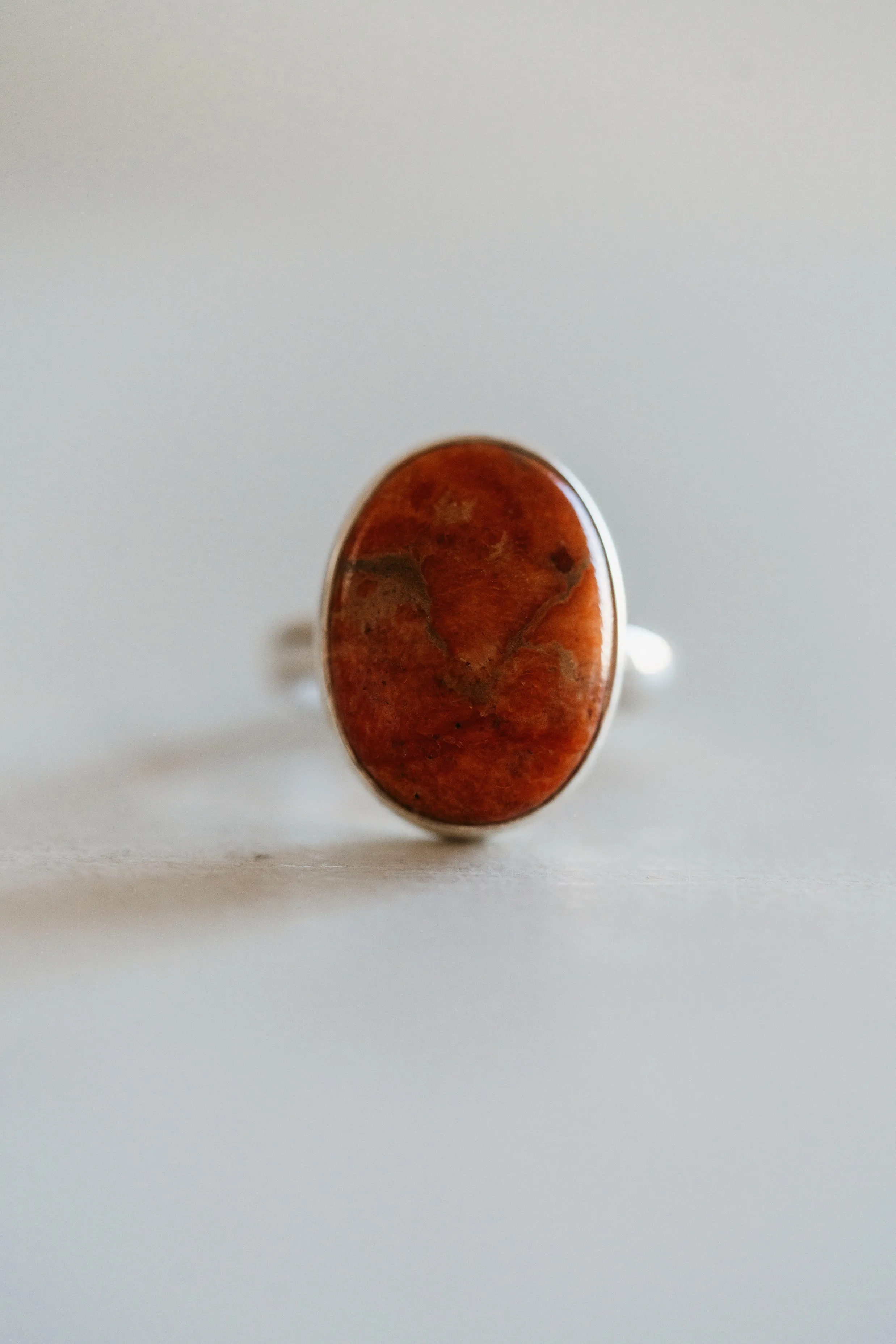 Blossom Ring | Red Agate sold by Goldie Lew product image thumbnail 5