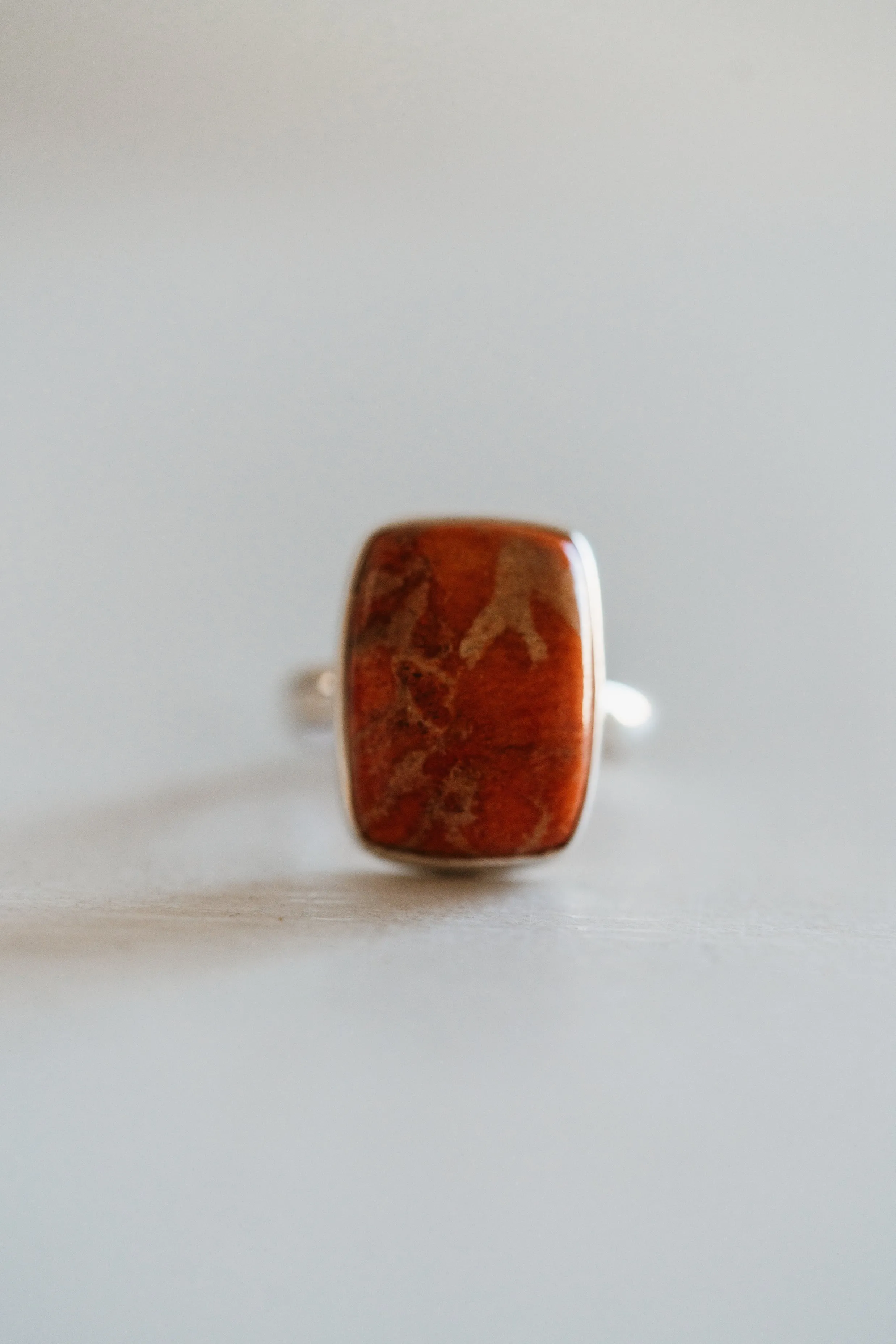Blossom Ring | Red Agate sold by Goldie Lew product image thumbnail 3