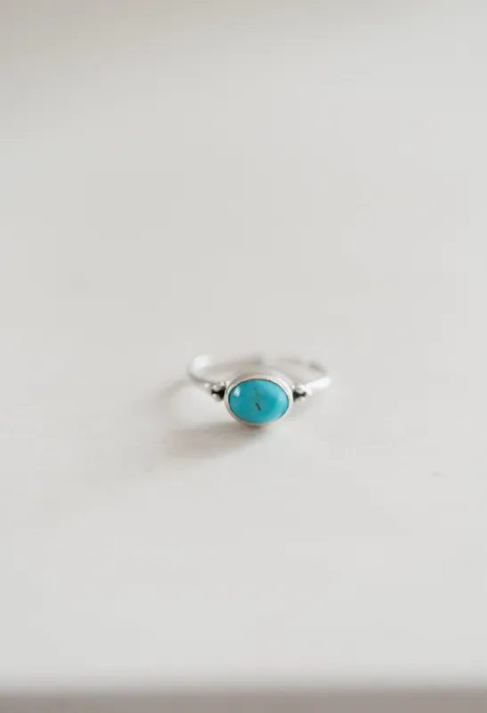 Hillary Ring | Turquoise sold by Goldie Lew