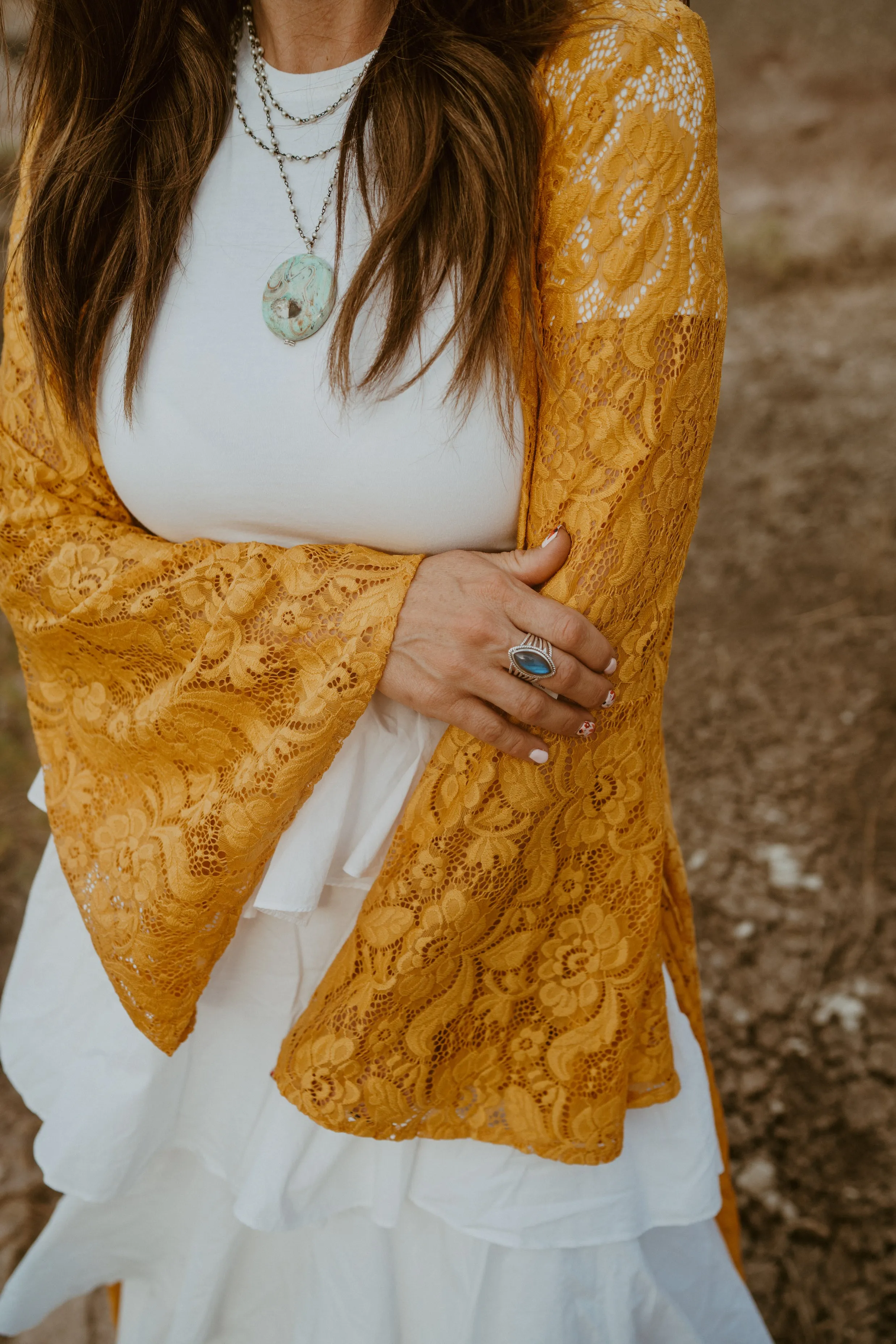 Harlow Ring | Labradorite - FINAL SALE sold by Goldie Lew product image thumbnail 4