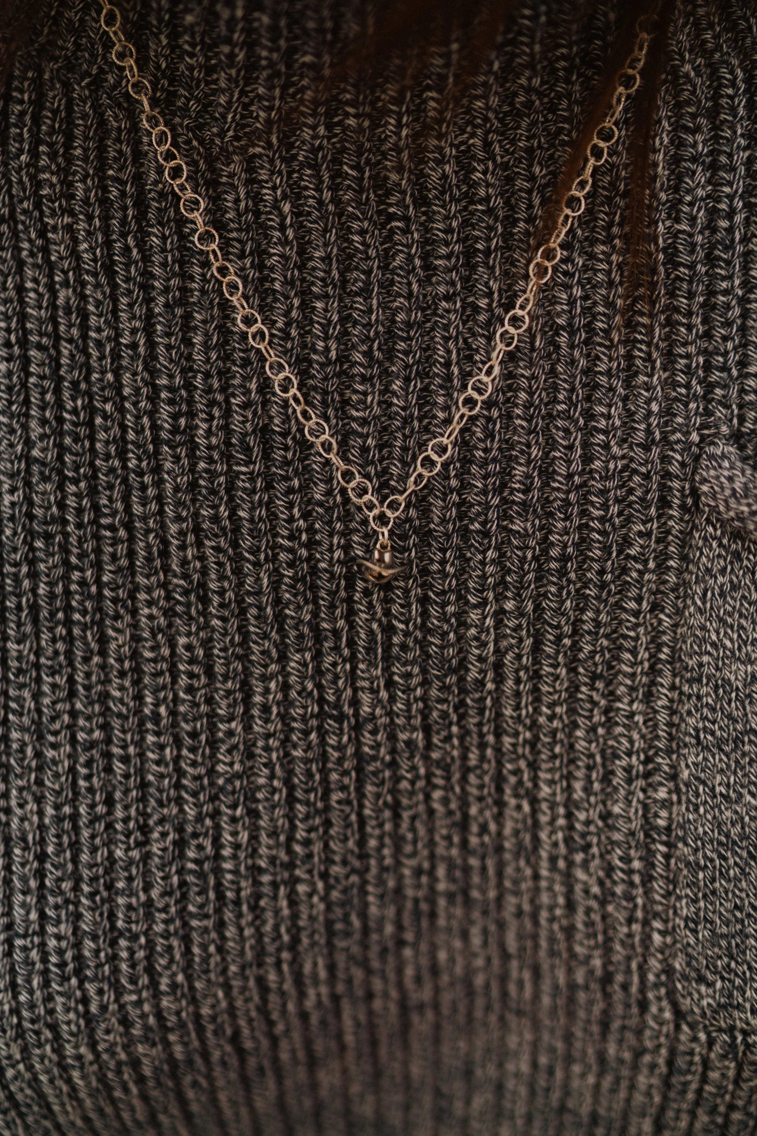 Little Silver Hat Necklace sold by Goldie Lew product image thumbnail 2