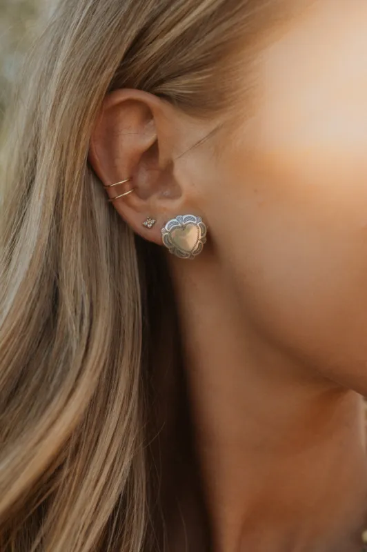 Sweetheart Studs sold by Goldie Lew